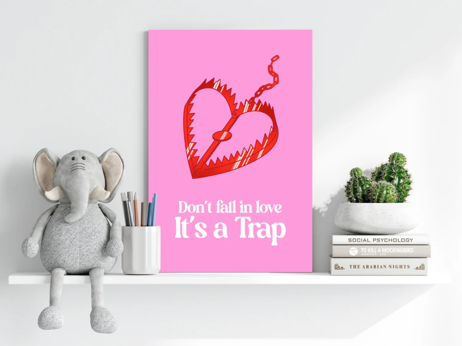 Love Trap Aluminum Print - Image 6