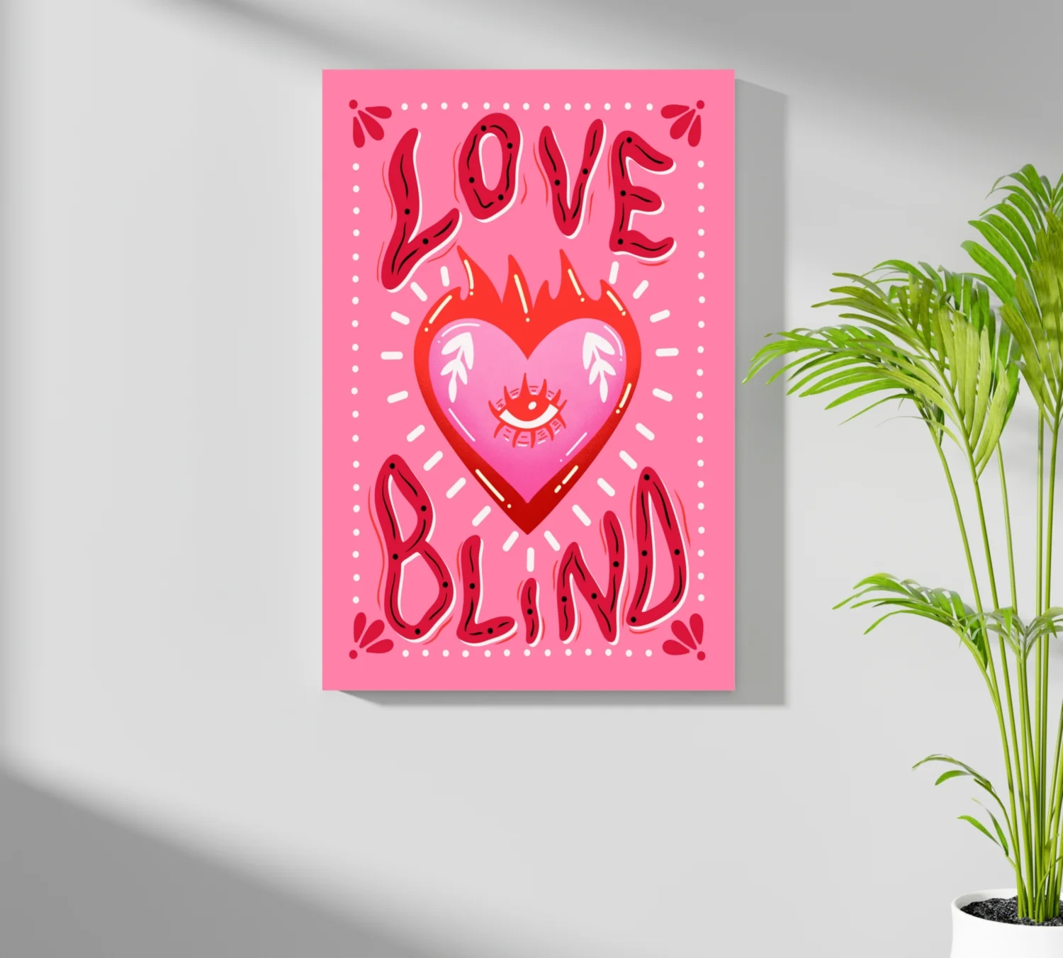 Love Blind Aluminum Print - Image 7