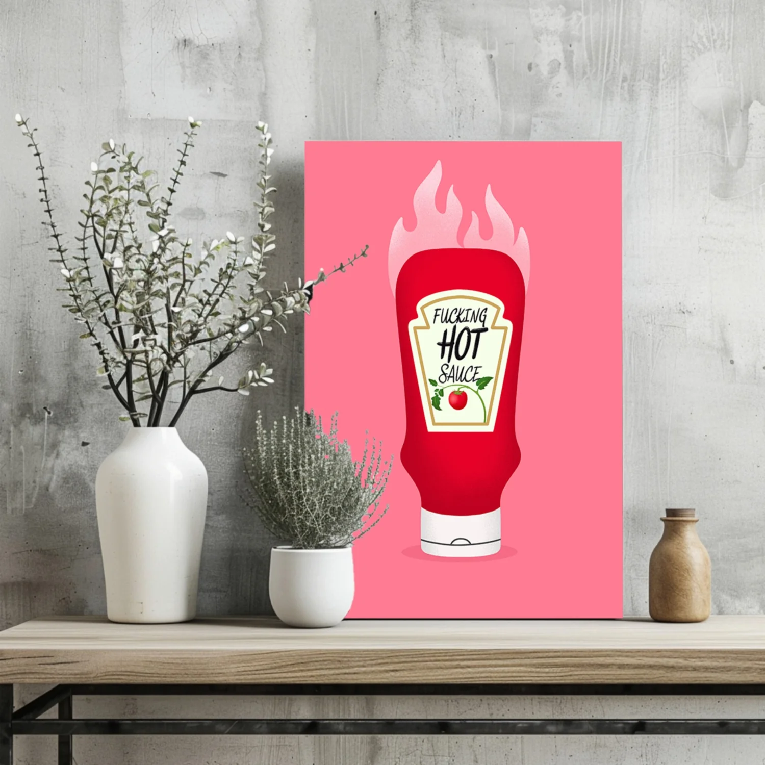 Hot Ketchup Aluminum Print - Image 2