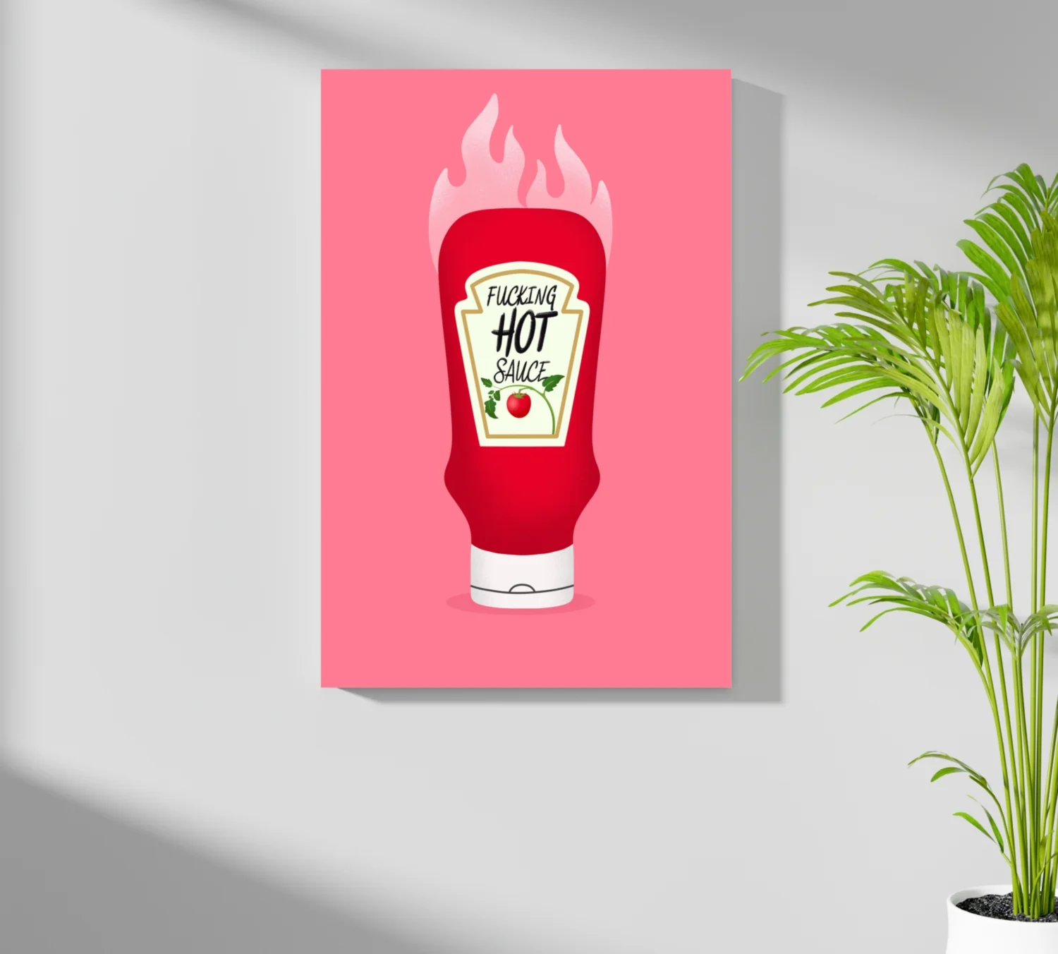 Hot Ketchup Aluminum Print - Image 7