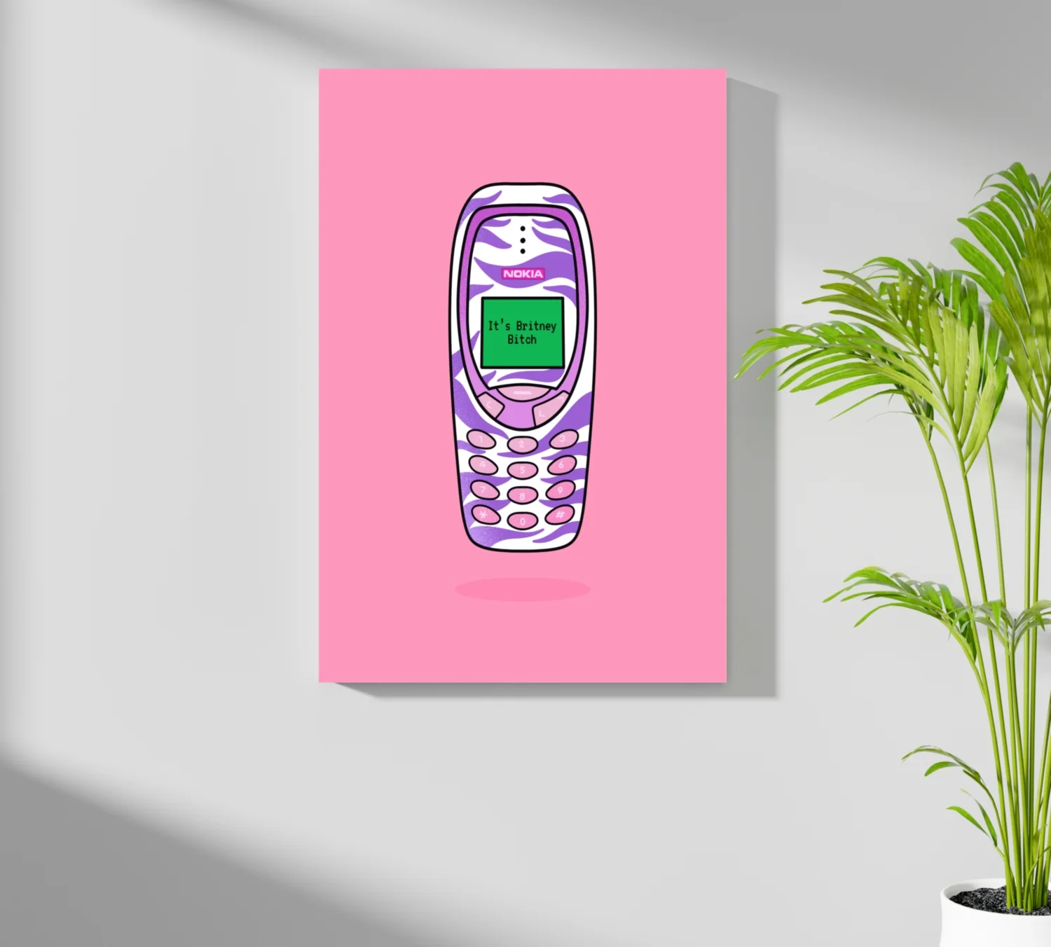 Retro Cell Phone Aluminum Print - Image 7