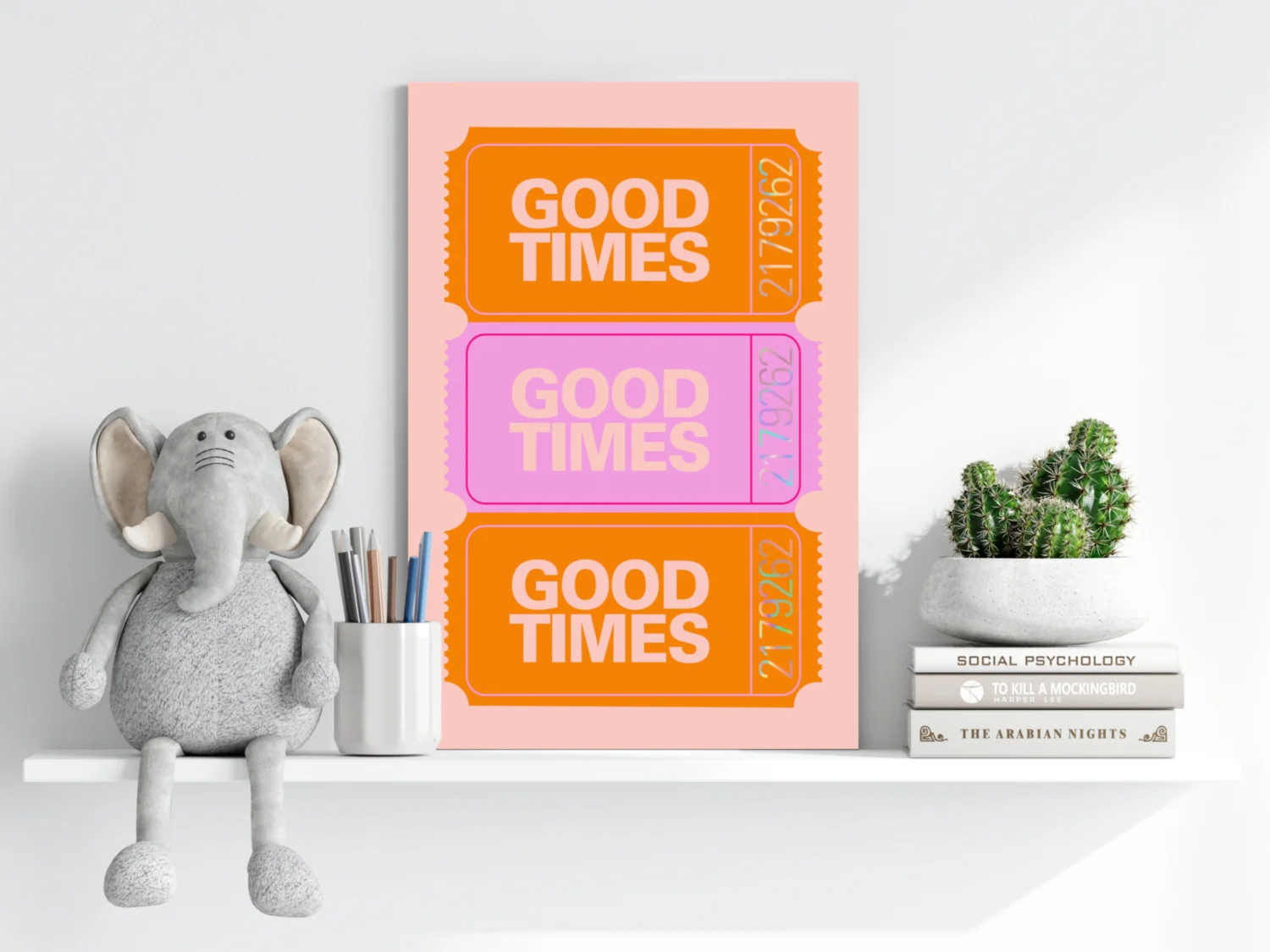 Good Times Retro Aluminum Print - Image 6