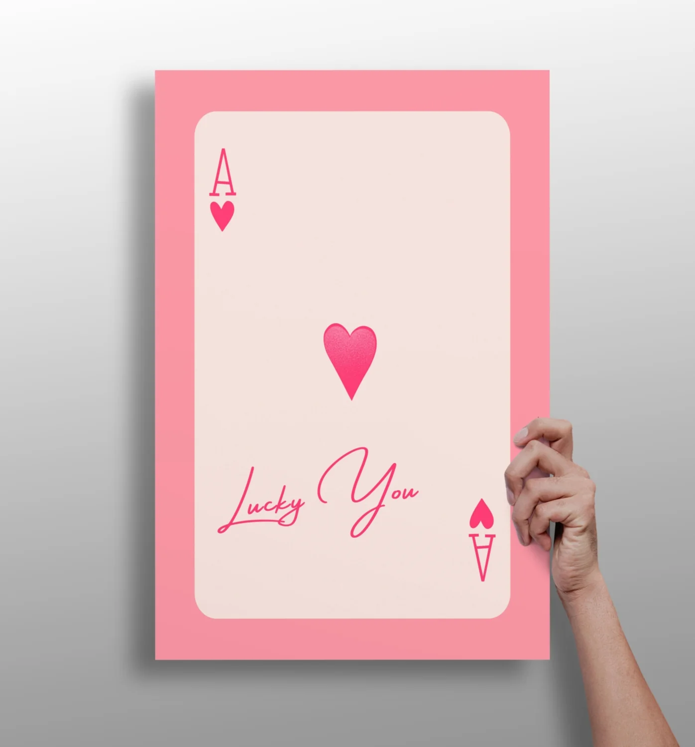 Ace Lucky You Aluminum Print