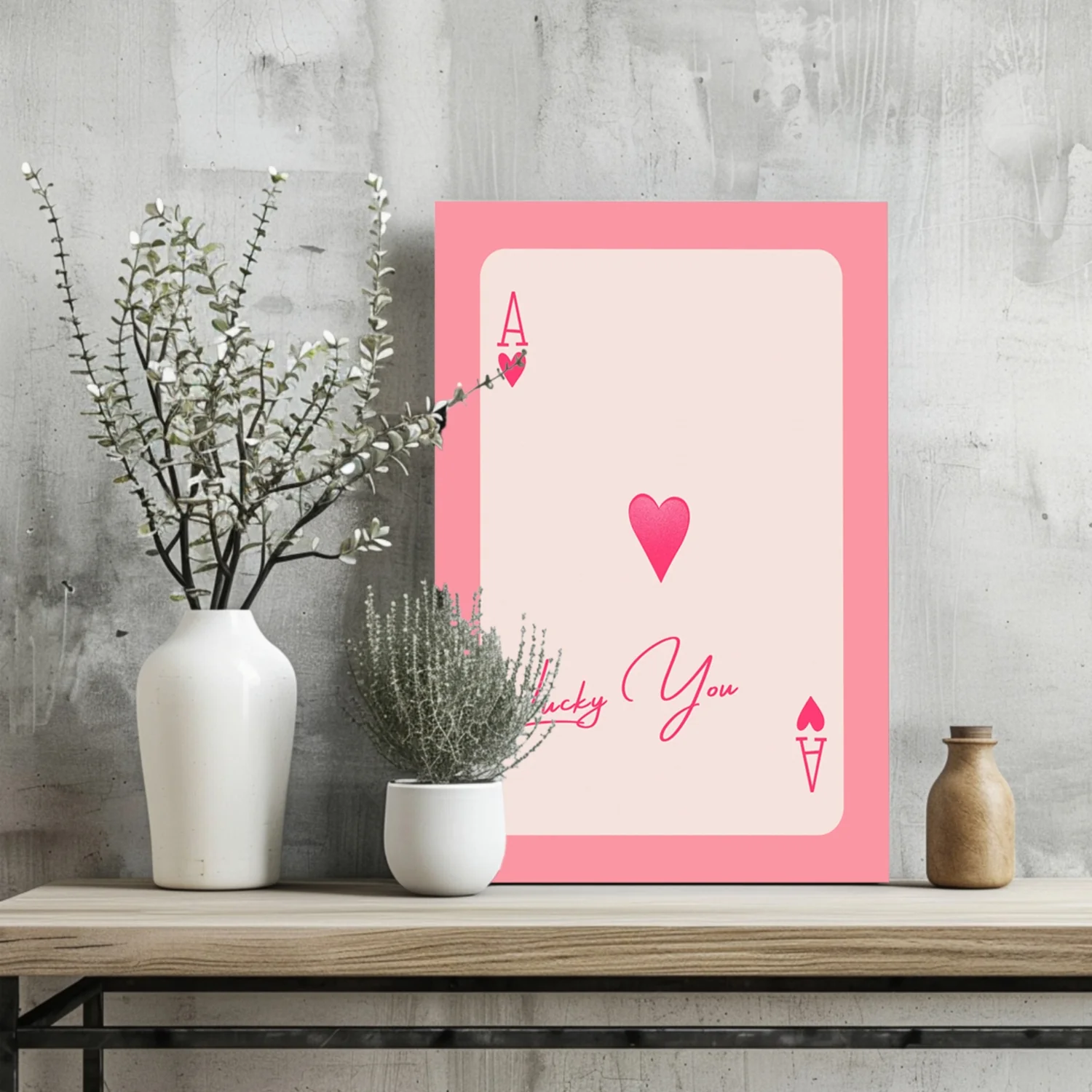 Ace Lucky You Aluminum Print - Image 2