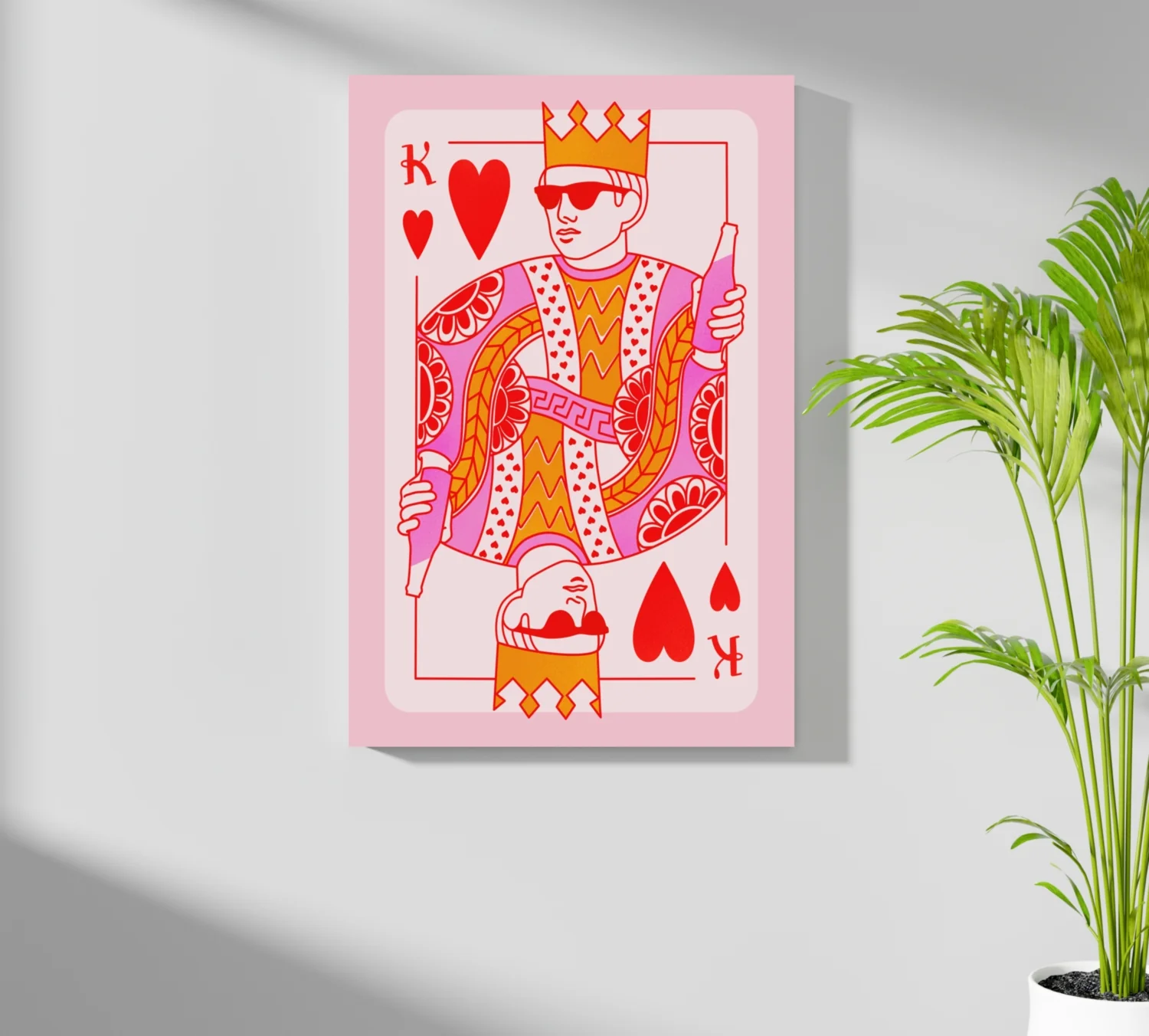 Heart King Aluminum Print - Image 7
