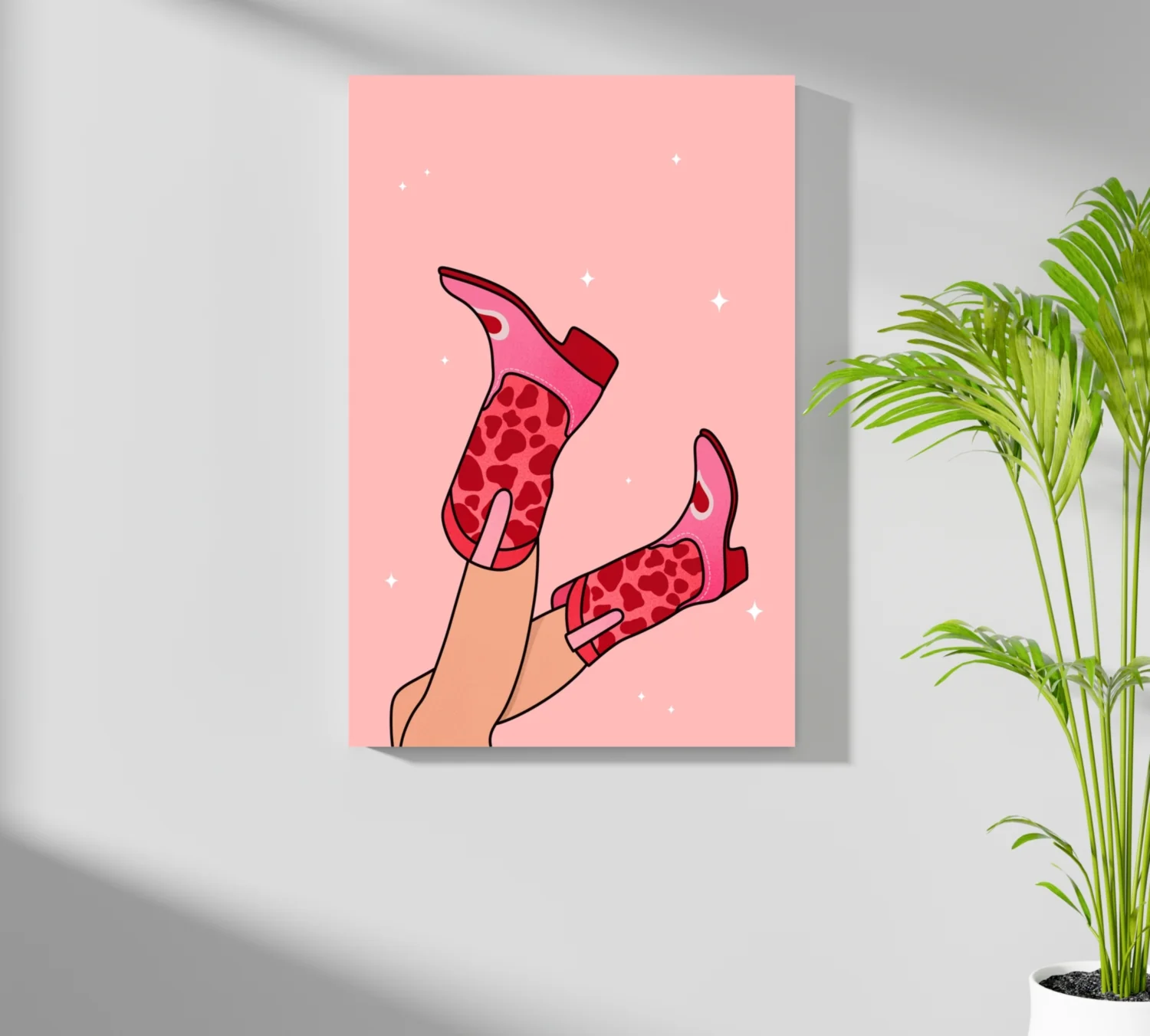 Lady Boots Aluminum Print - Image 7