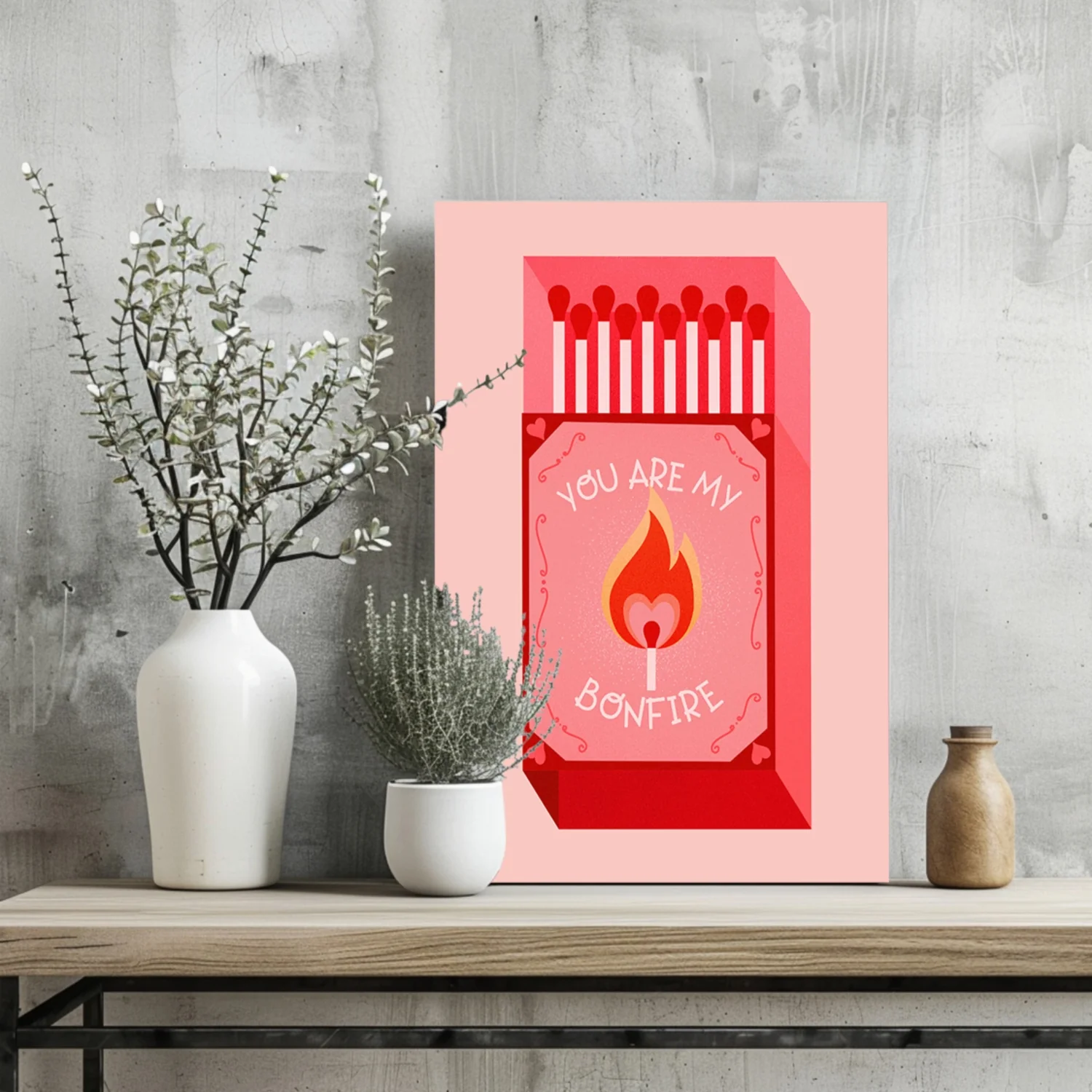Matches Aluminum Print - Image 2