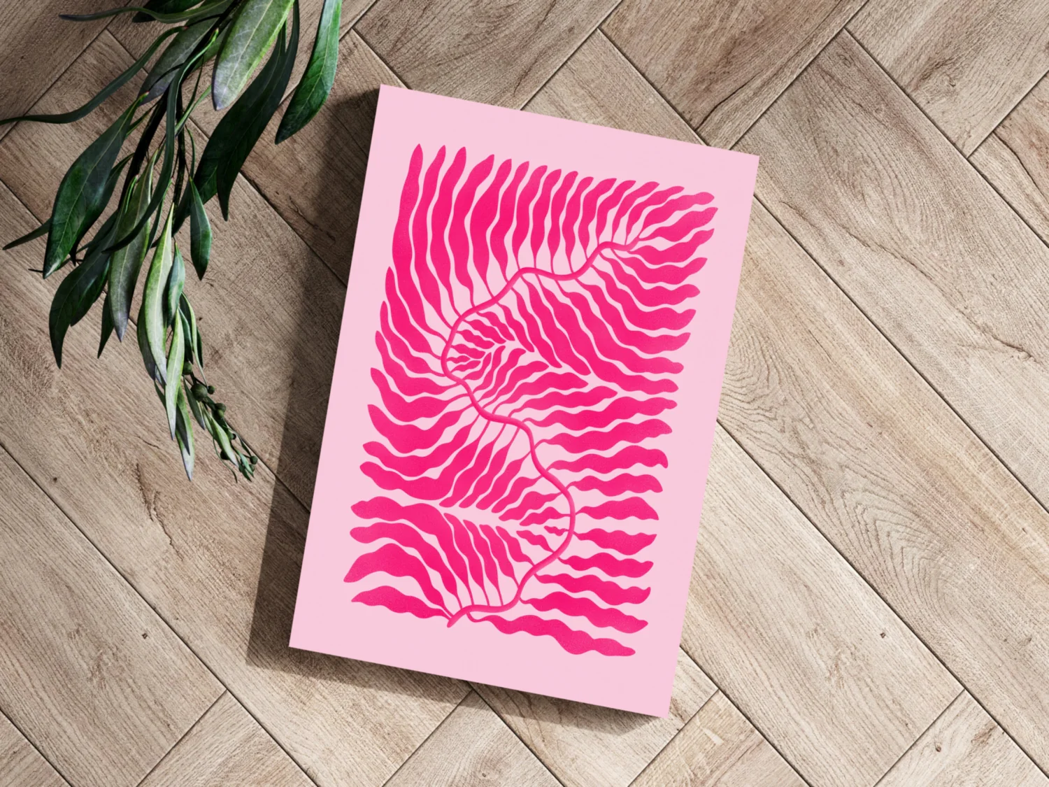 Abstract Flower Aluminum Print - Image 3