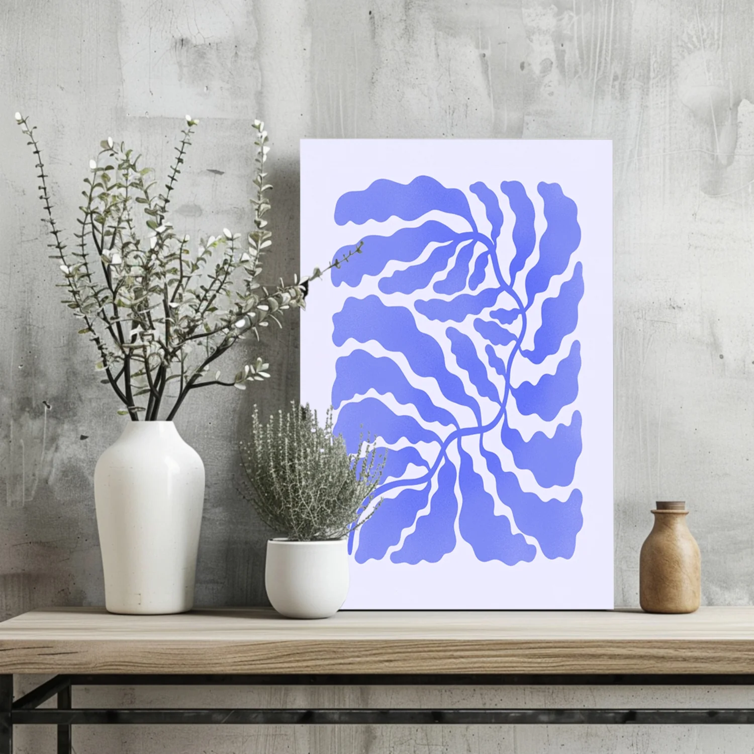 Abstract Flower Aluminum Print - Image 2