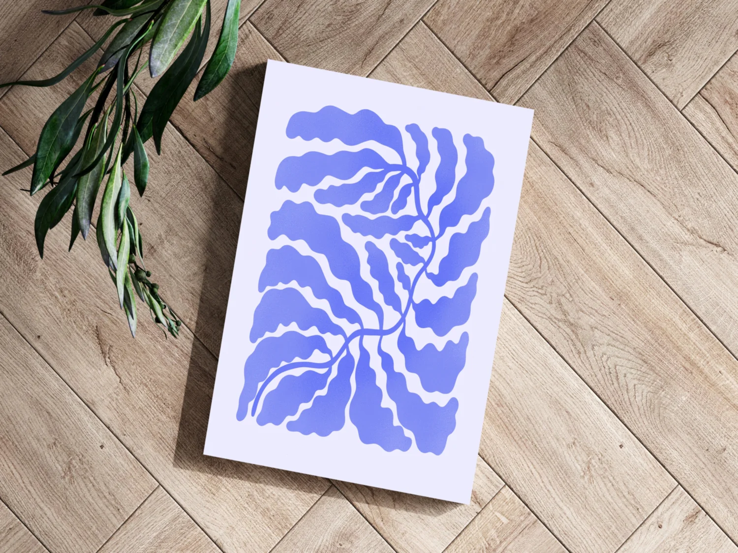 Abstract Flower Aluminum Print - Image 3