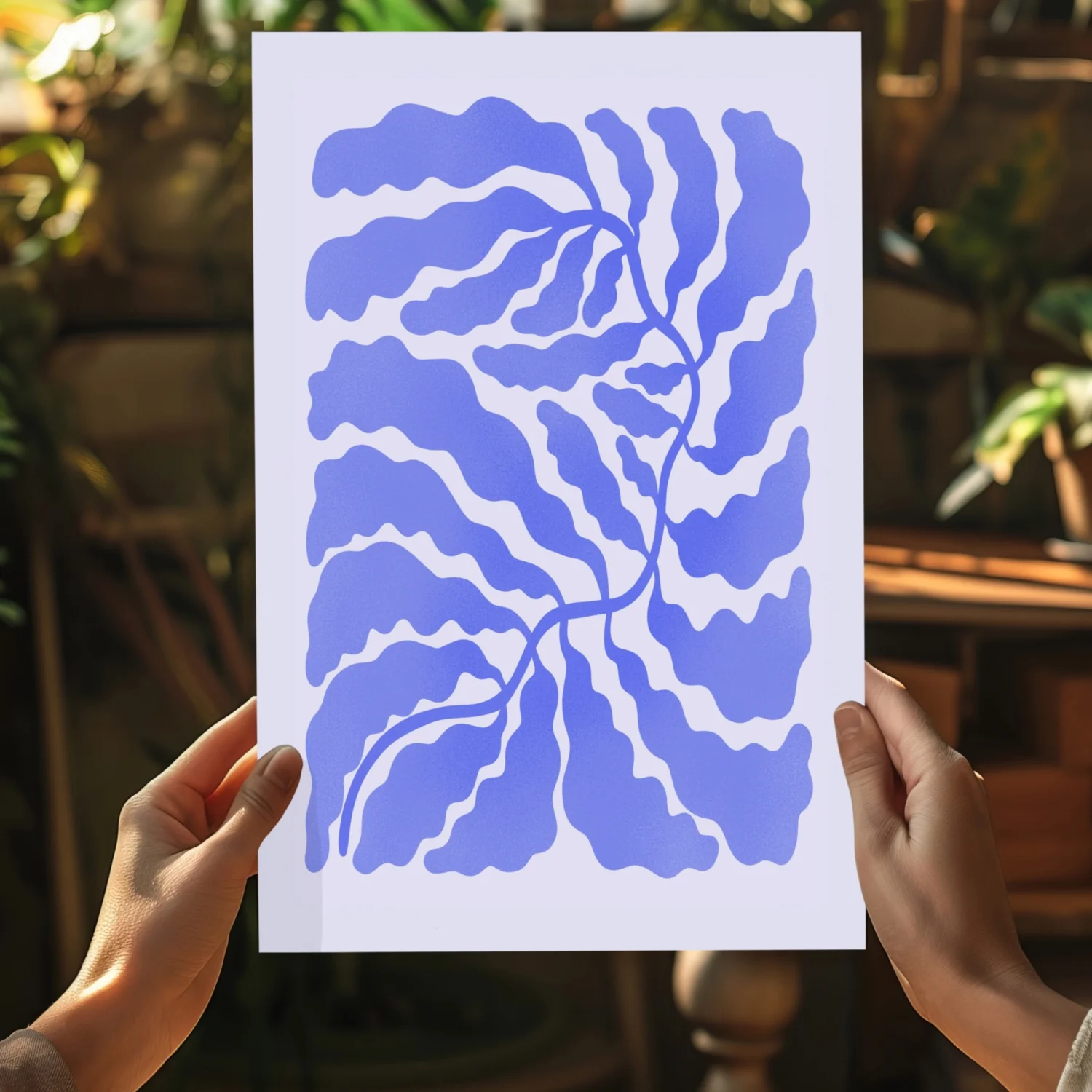 Abstract Flower Aluminum Print - Image 5