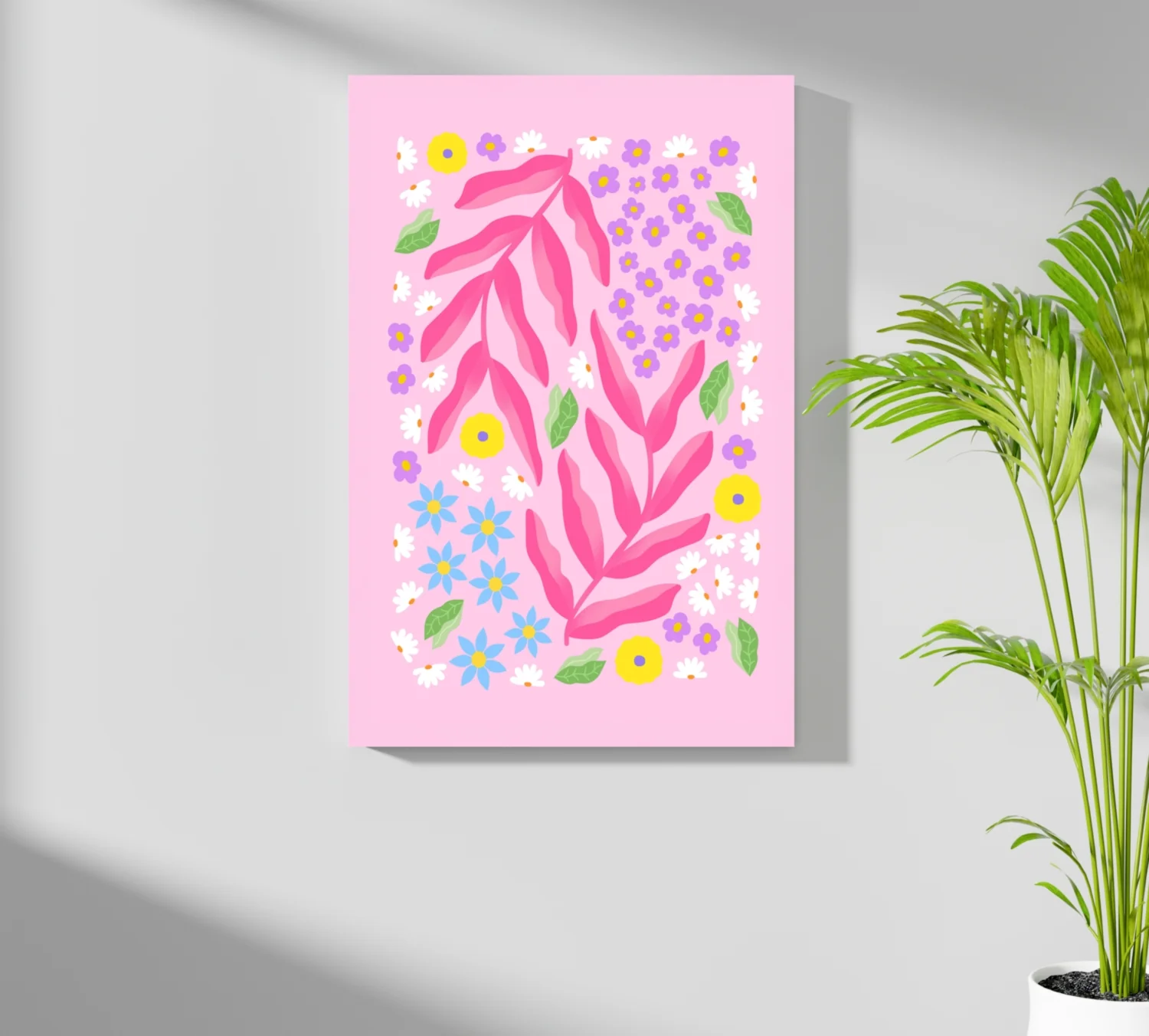 Abstract Flower Aluminum Print - Image 7