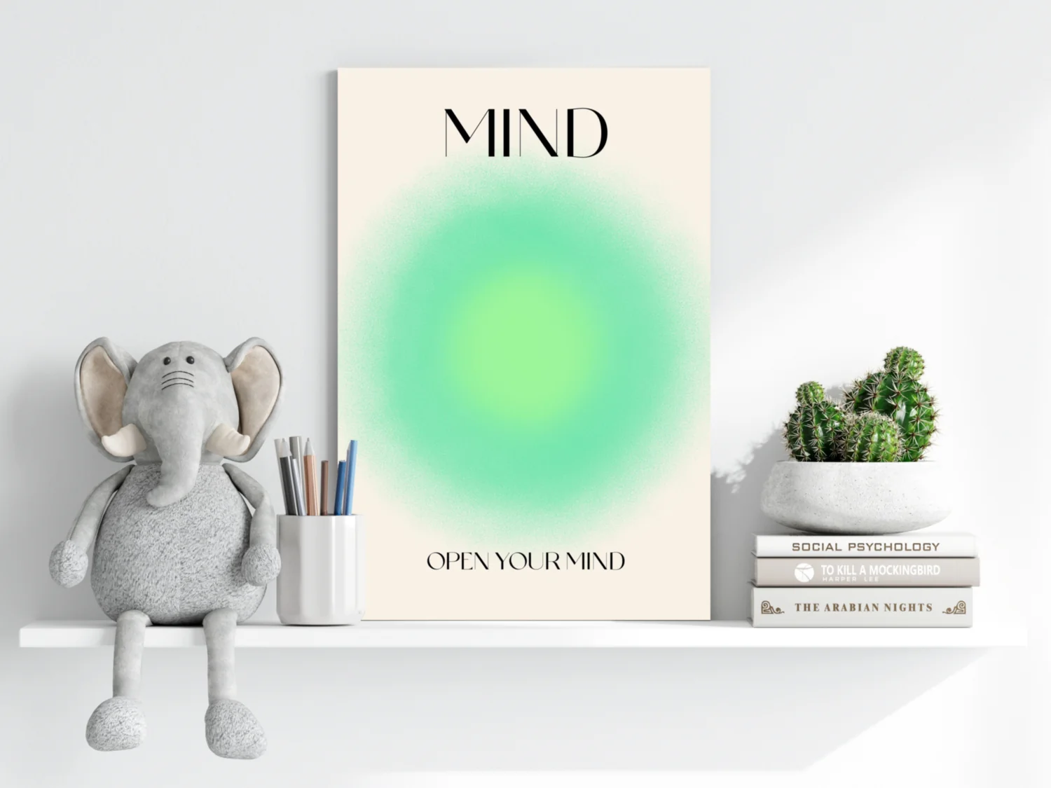 Mind Aluminum Print - Image 6
