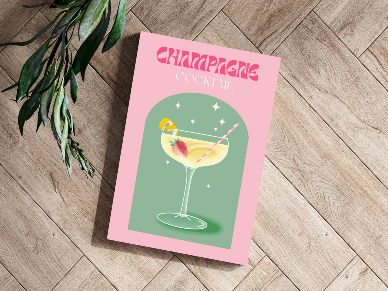 Champagne Aluminum Print - Image 3