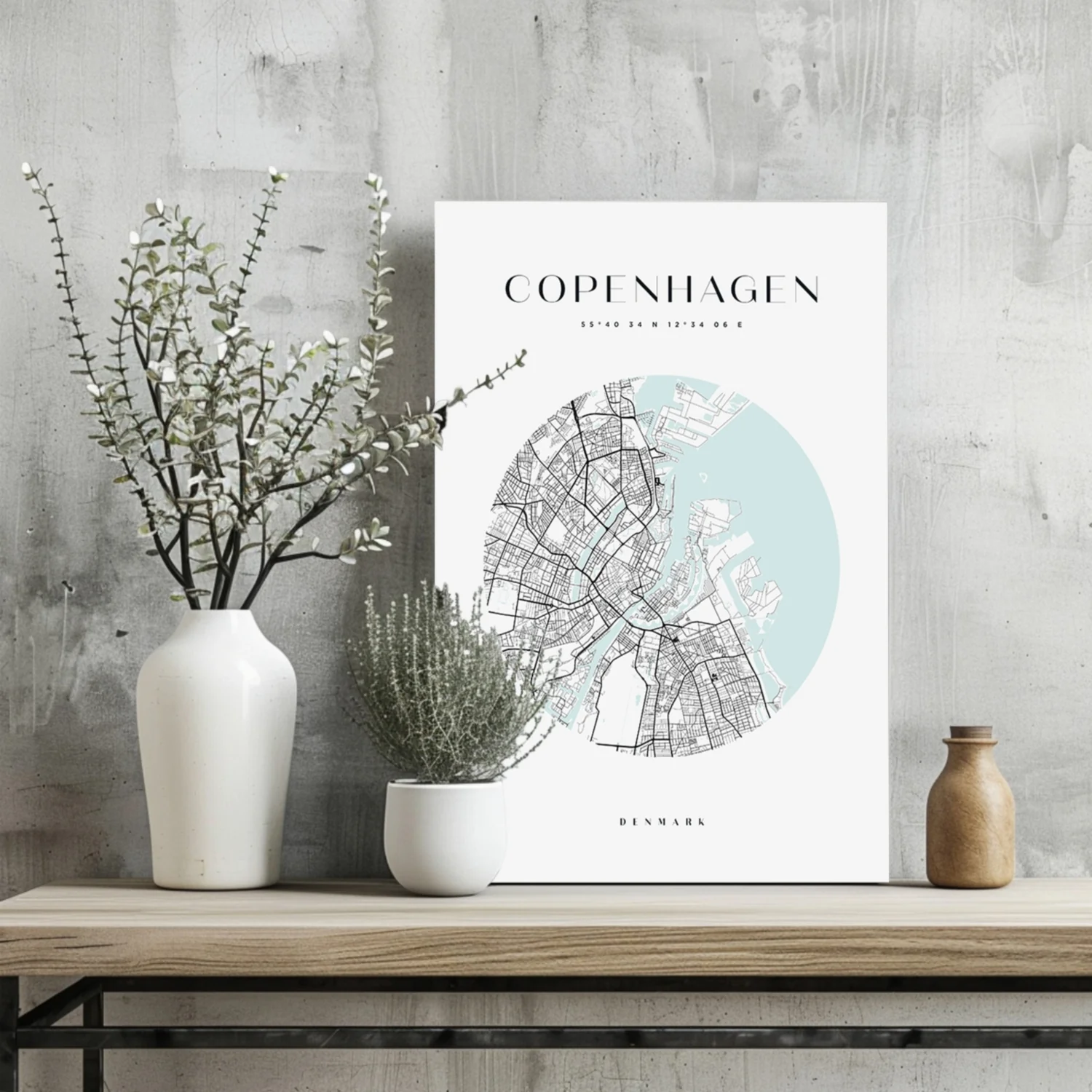 Copenhagen V2 Aluminum Print - Image 2