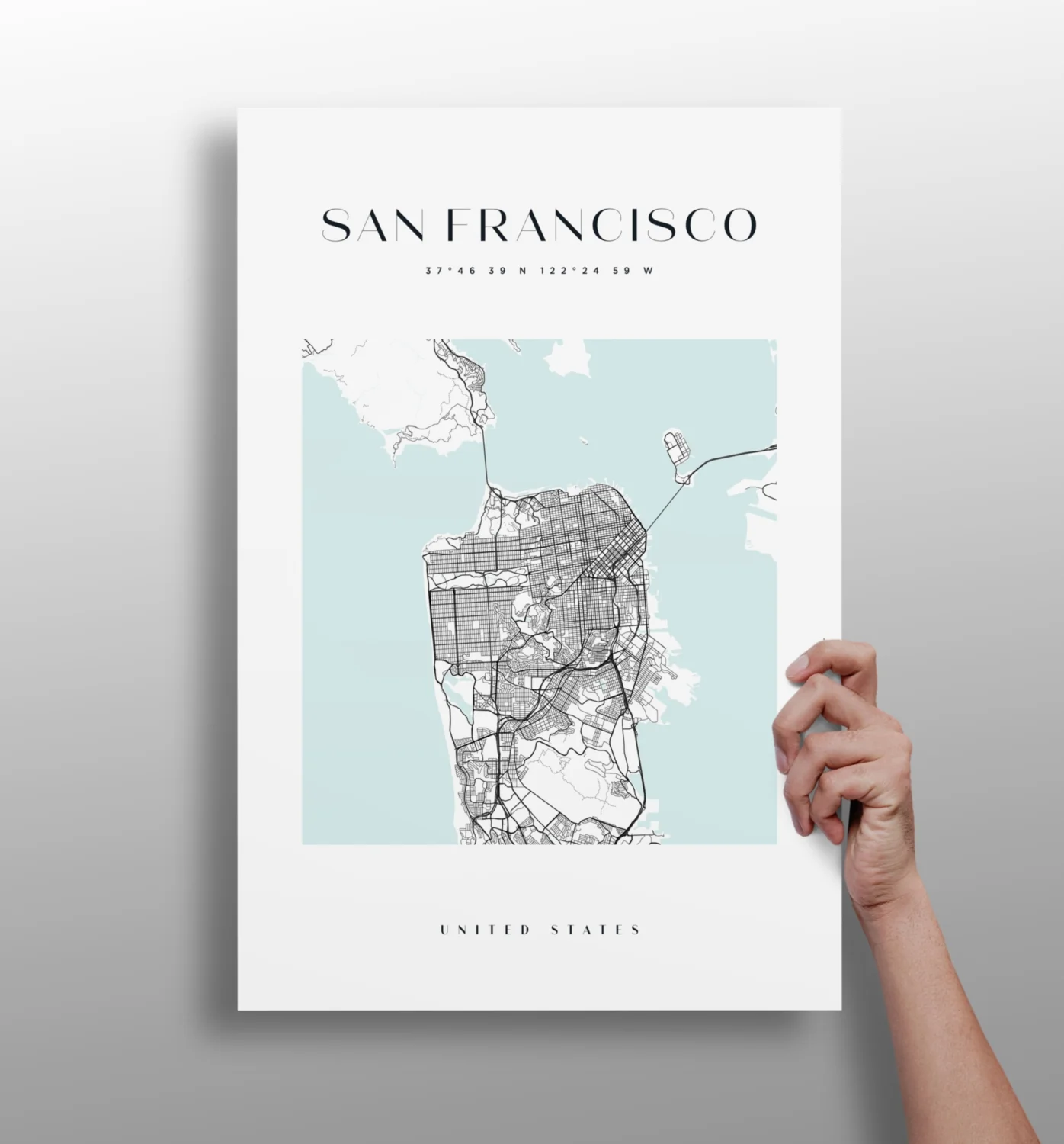San Francisco V3 Aluminum Print