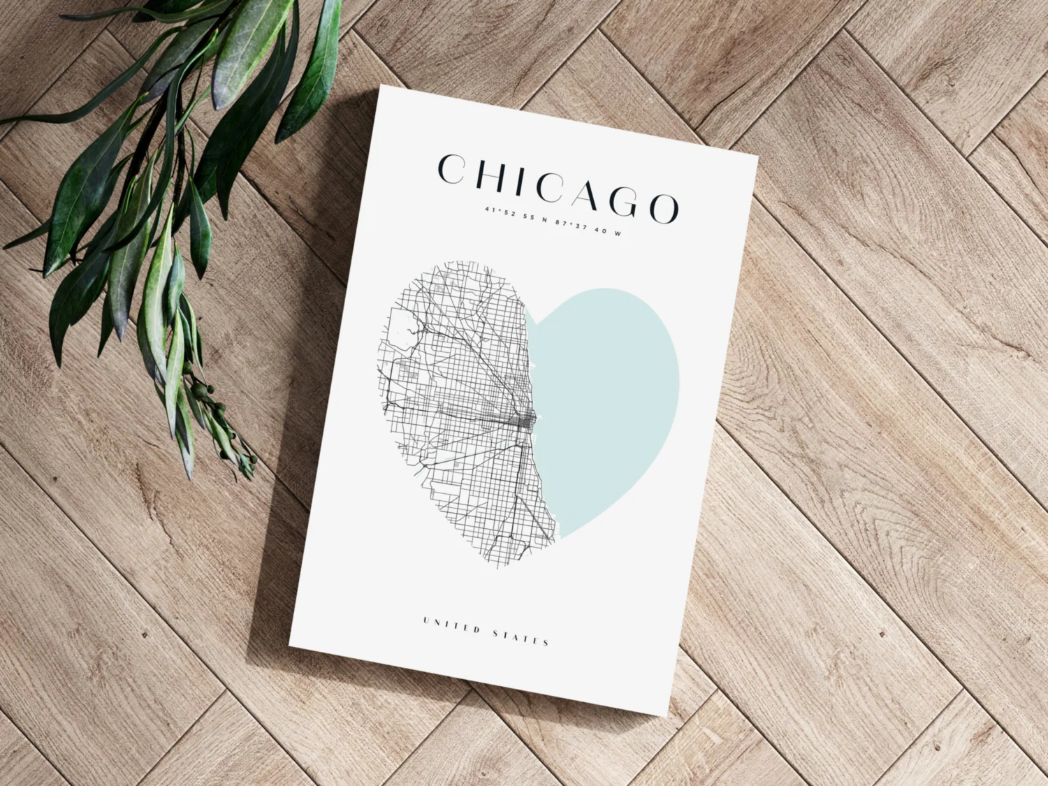 Chicago V1 Aluminum Print - Image 3