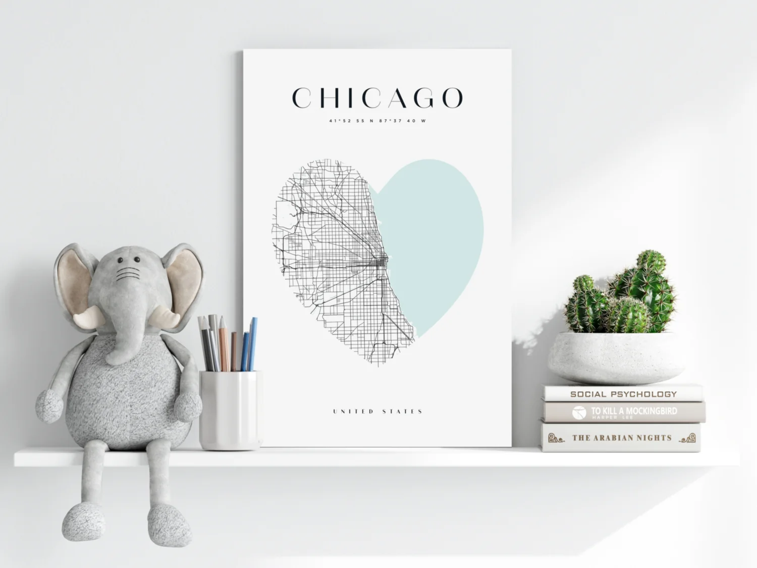 Chicago V1 Aluminum Print - Image 6