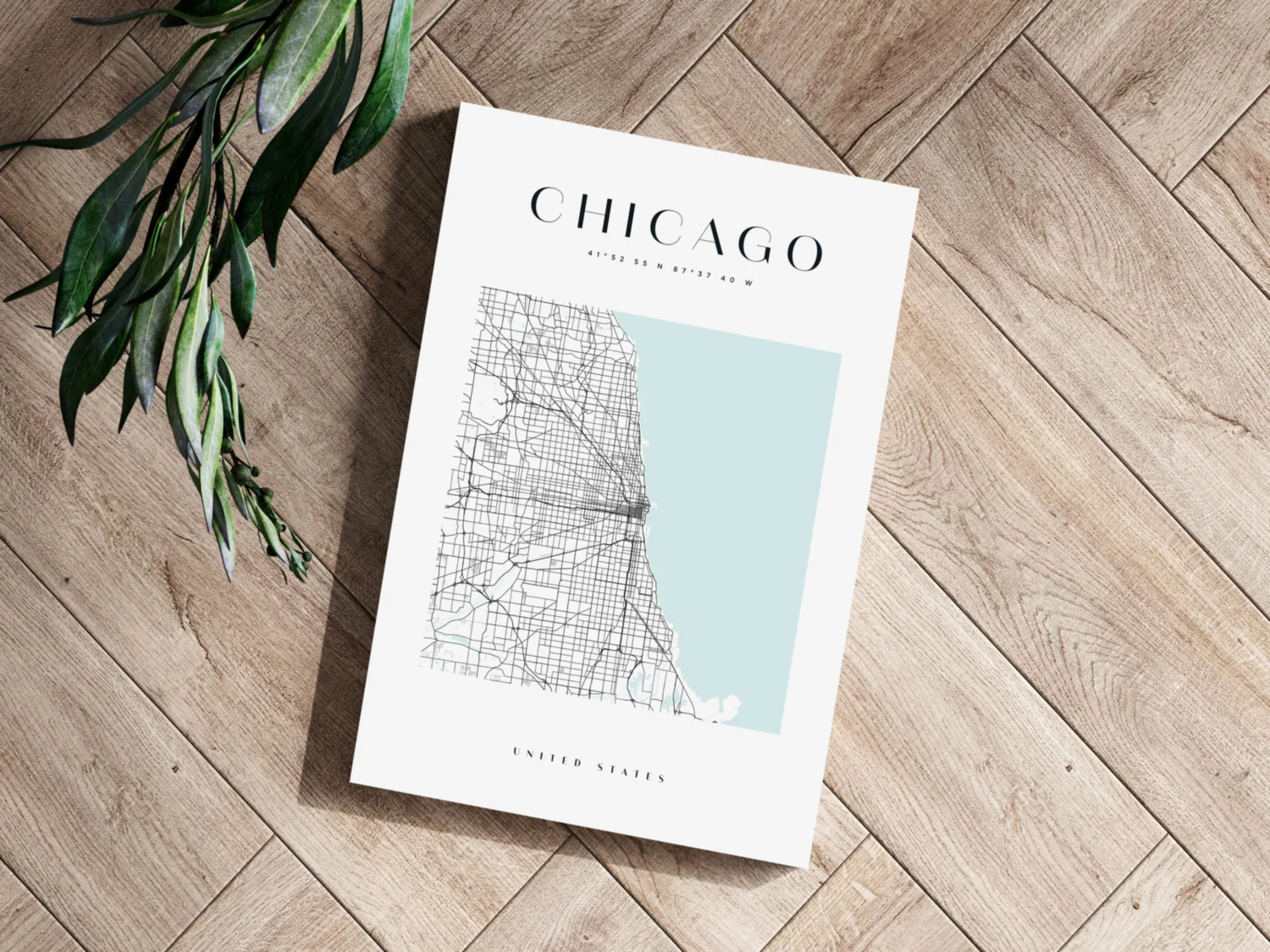 Chicago V3 Aluminum Print - Image 3