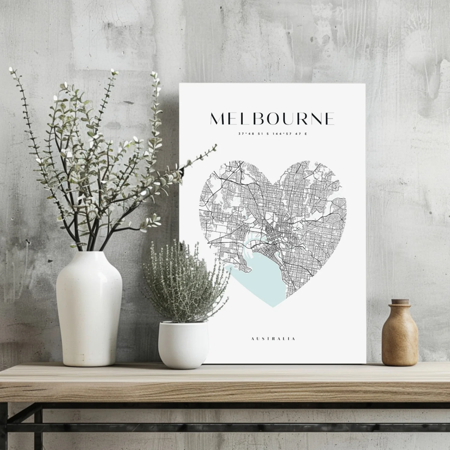 Melbourne V1 Aluminum Print - Image 2