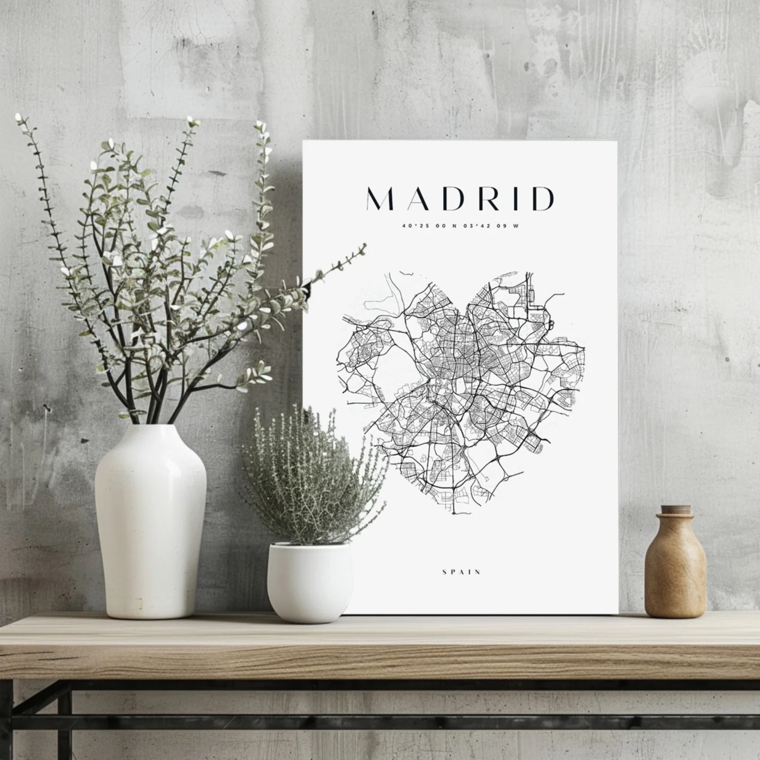 Madrid V1 Aluminum Print - Image 2