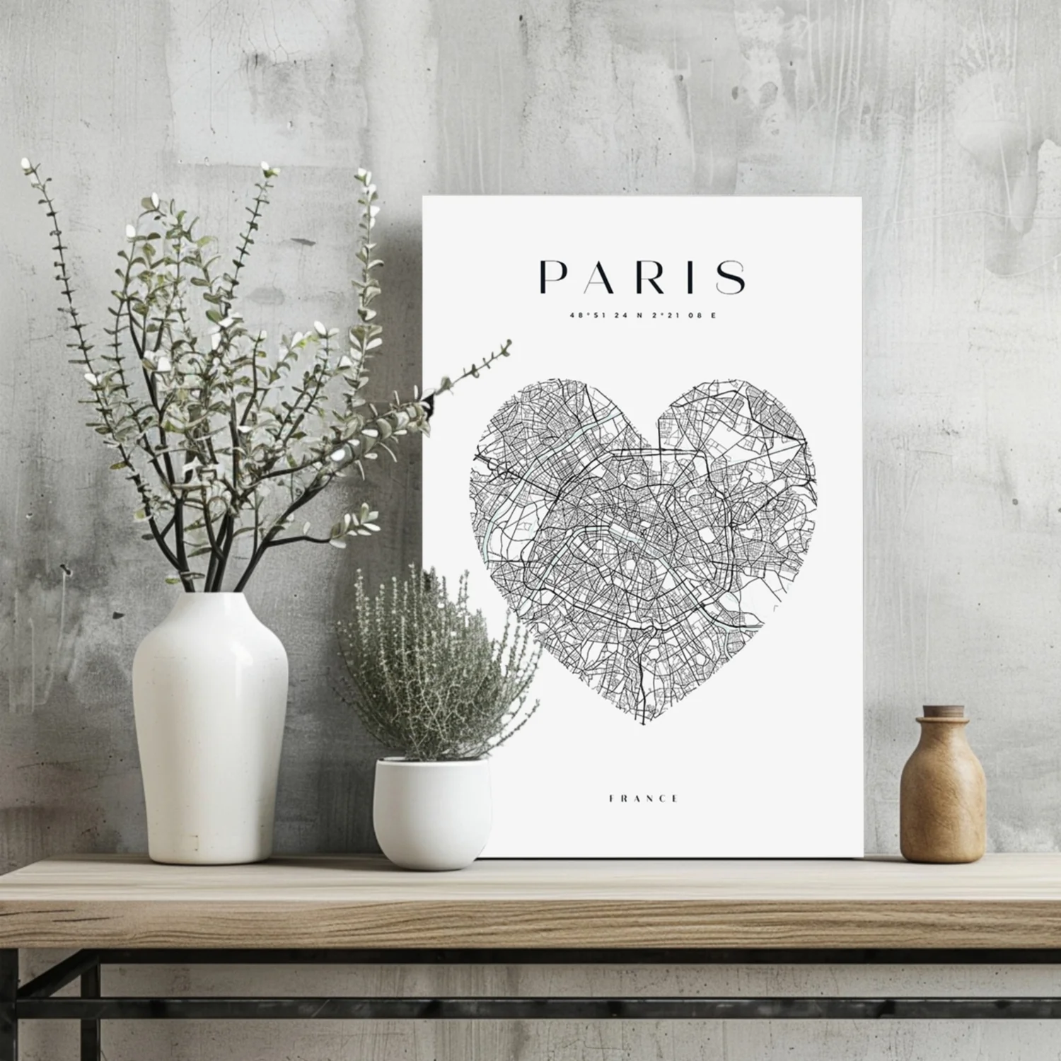Paris V1 Aluminum Print - Image 2