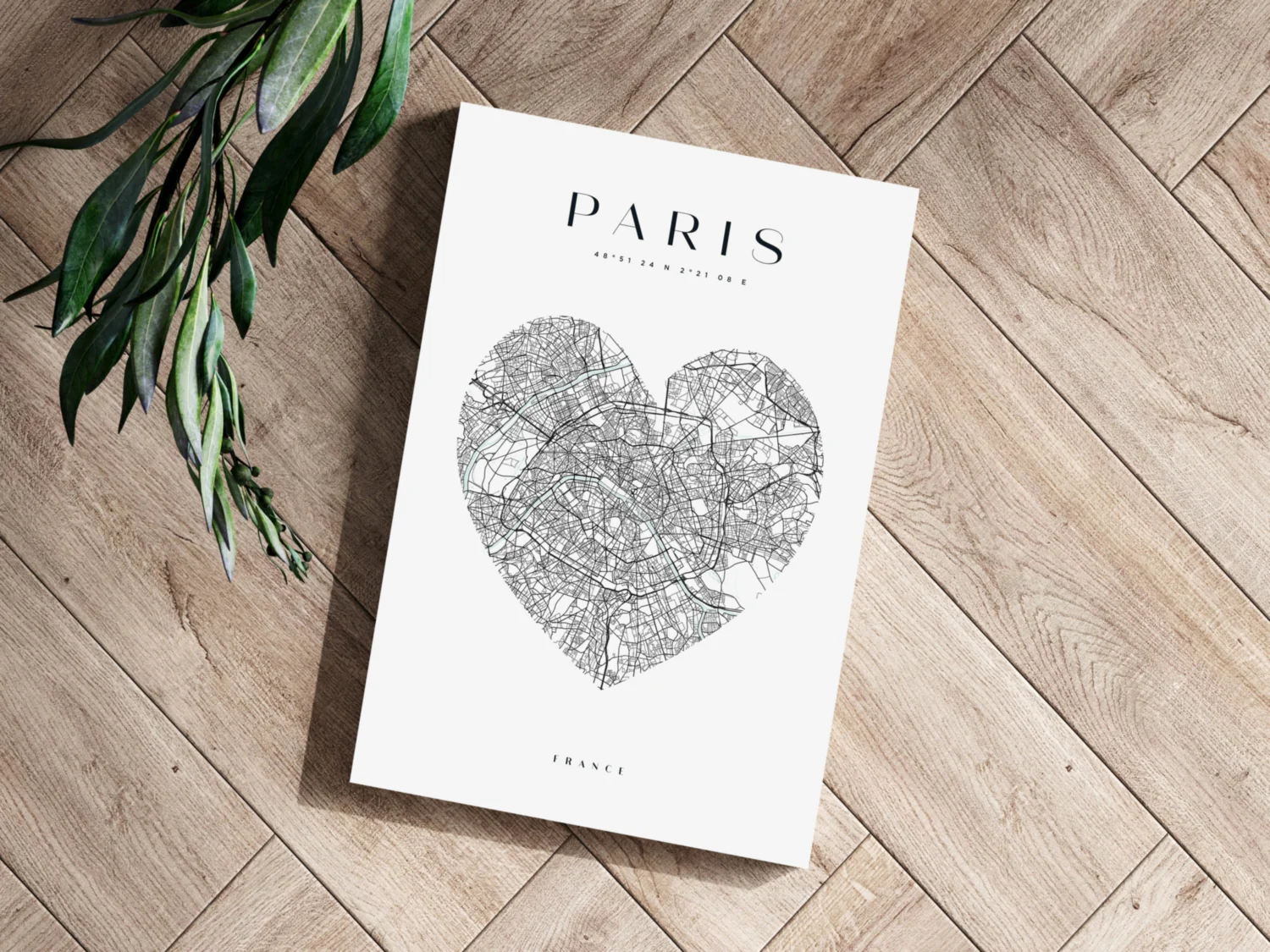Paris V1 Aluminum Print - Image 3