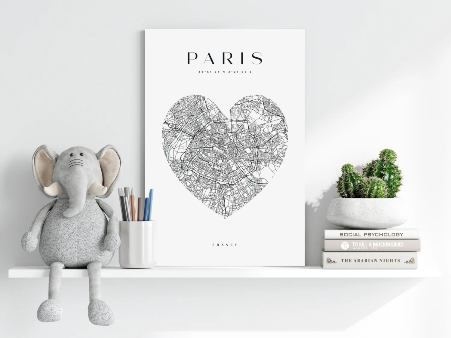 Paris V1 Aluminum Print - Image 6