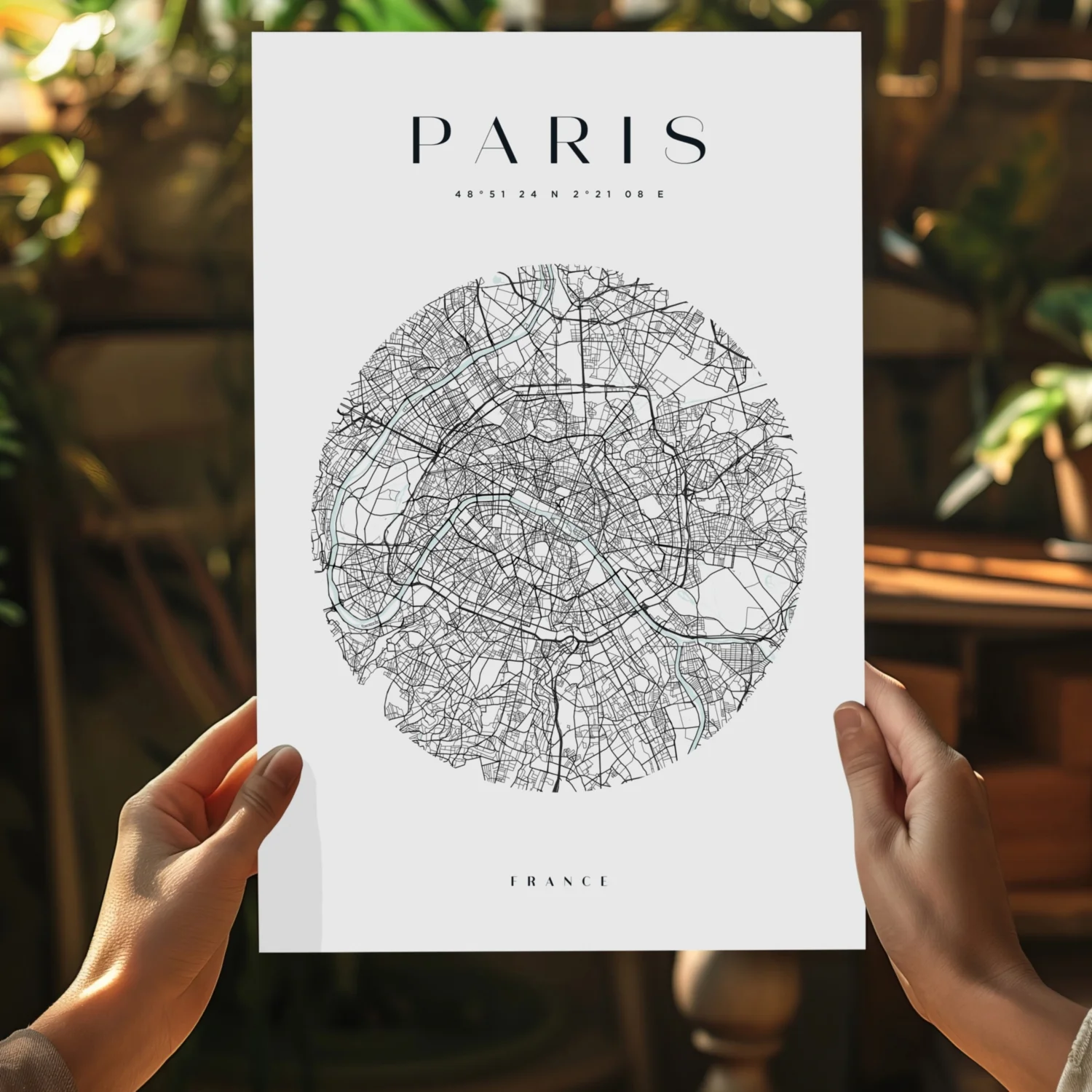 Paris V2 Aluminum Print - Image 5