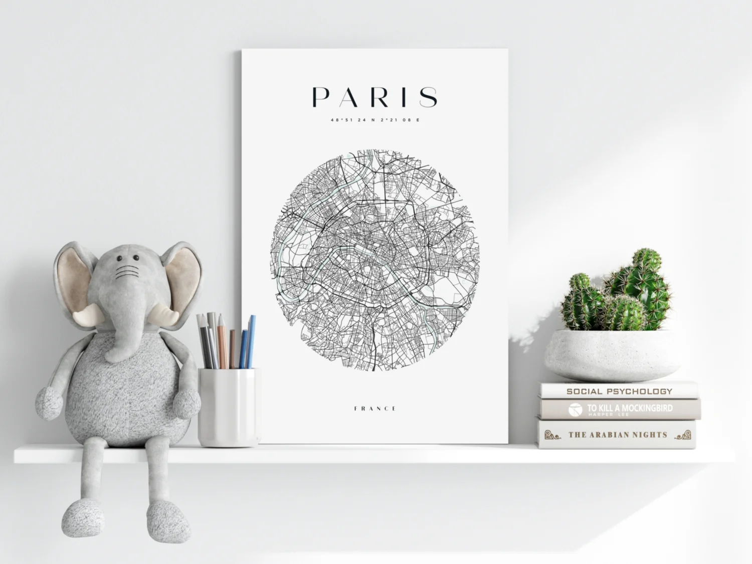 Paris V2 Aluminum Print - Image 6