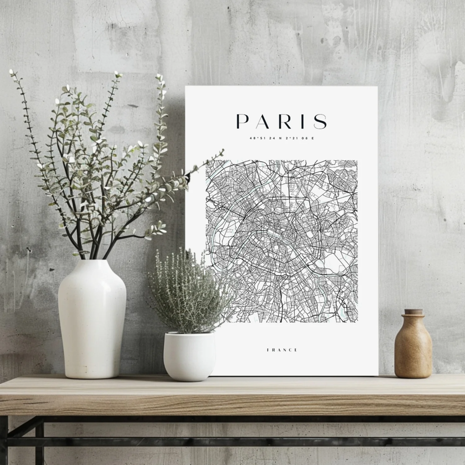 Paris V3 Aluminum Print - Image 2