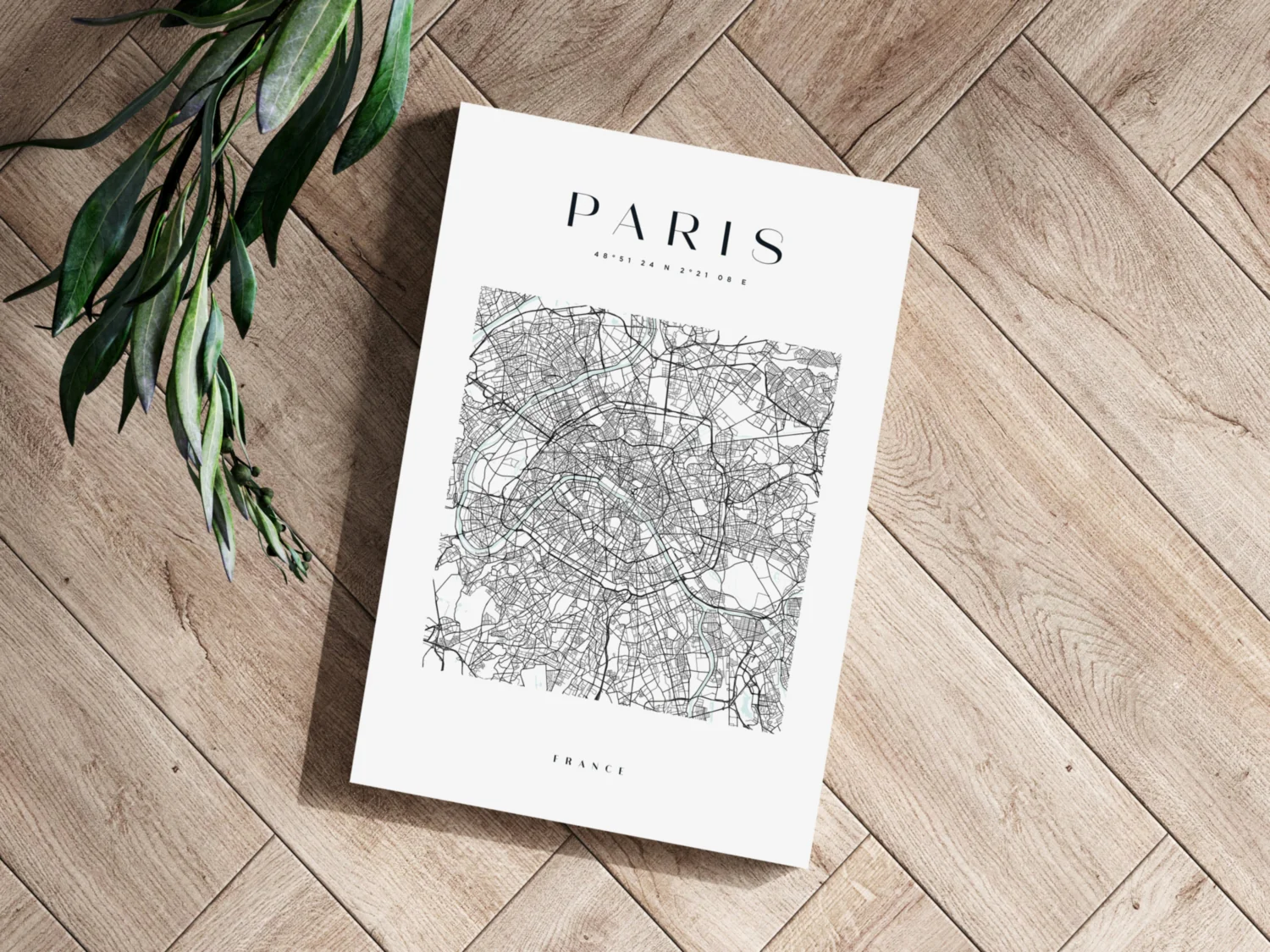 Paris V3 Aluminum Print - Image 3