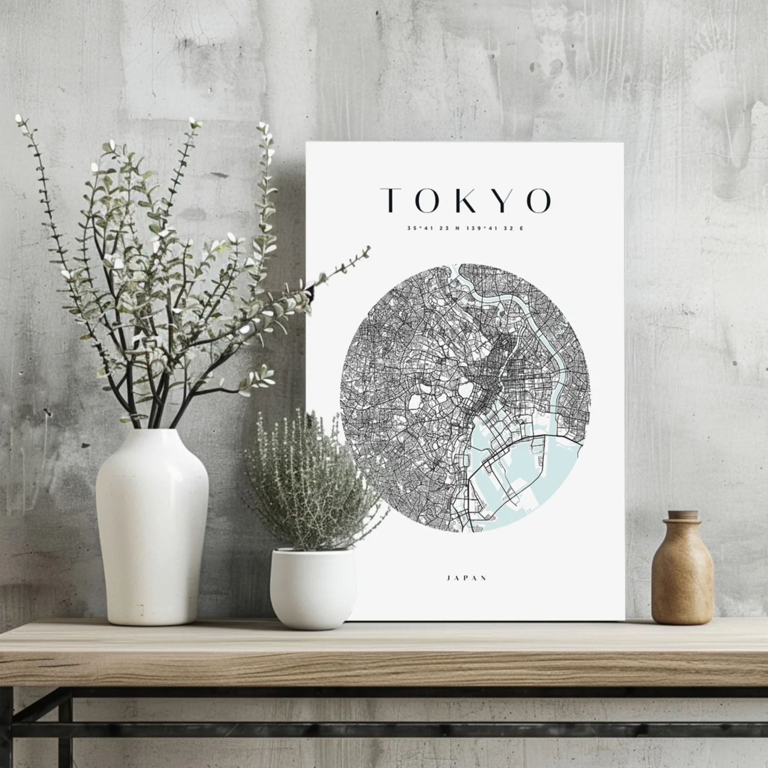 Tokyo V2 Aluminum Print - Image 2