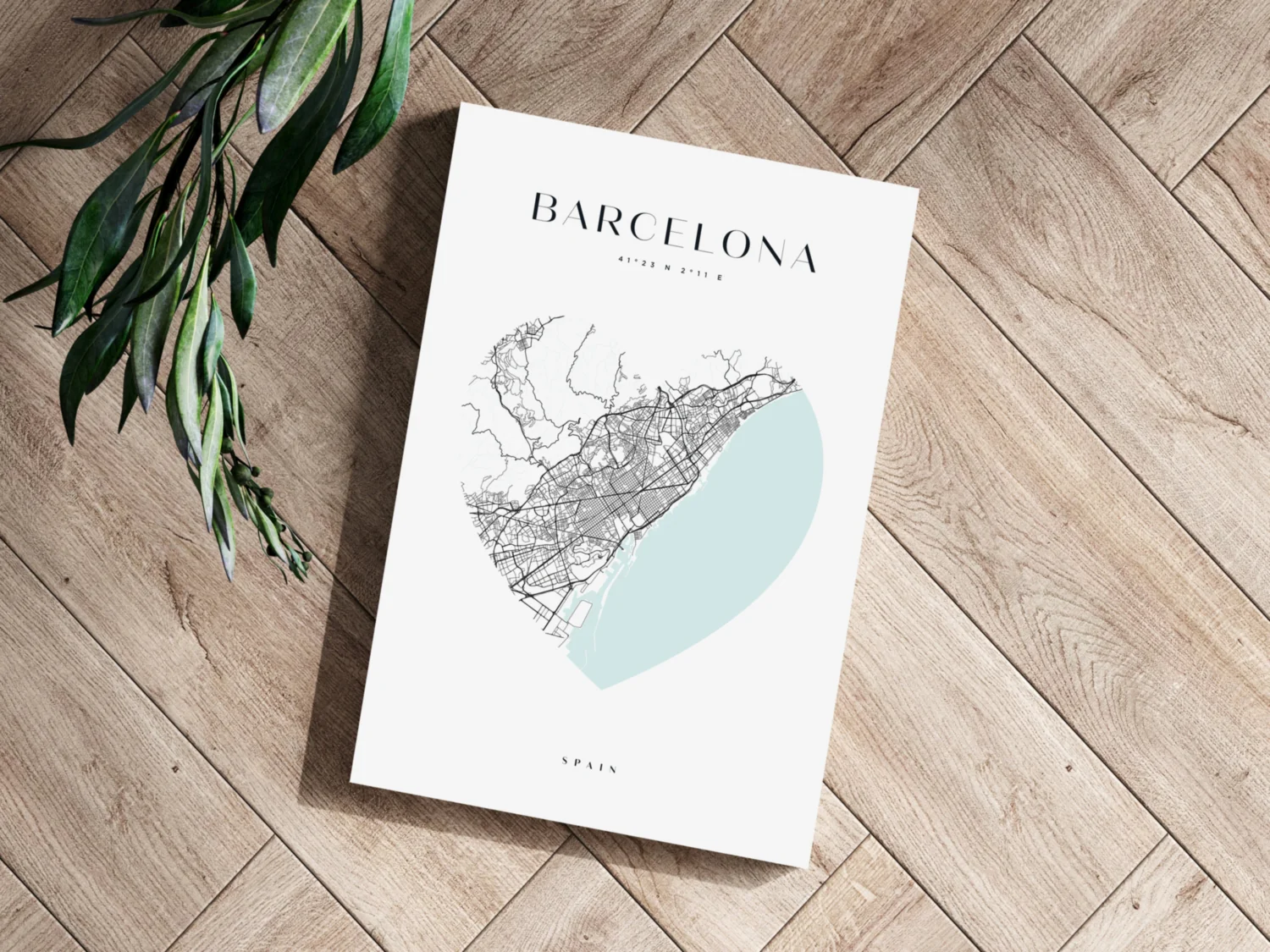 Barcelona V1 Aluminum Print - Image 3