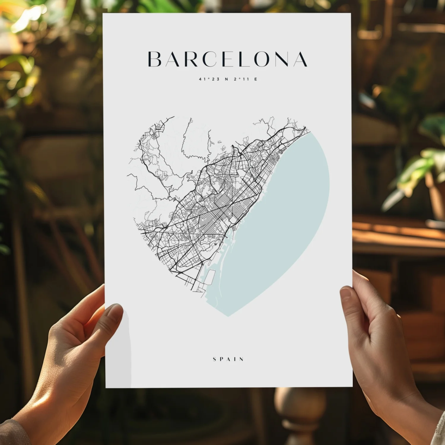 Barcelona V1 Aluminum Print - Image 5