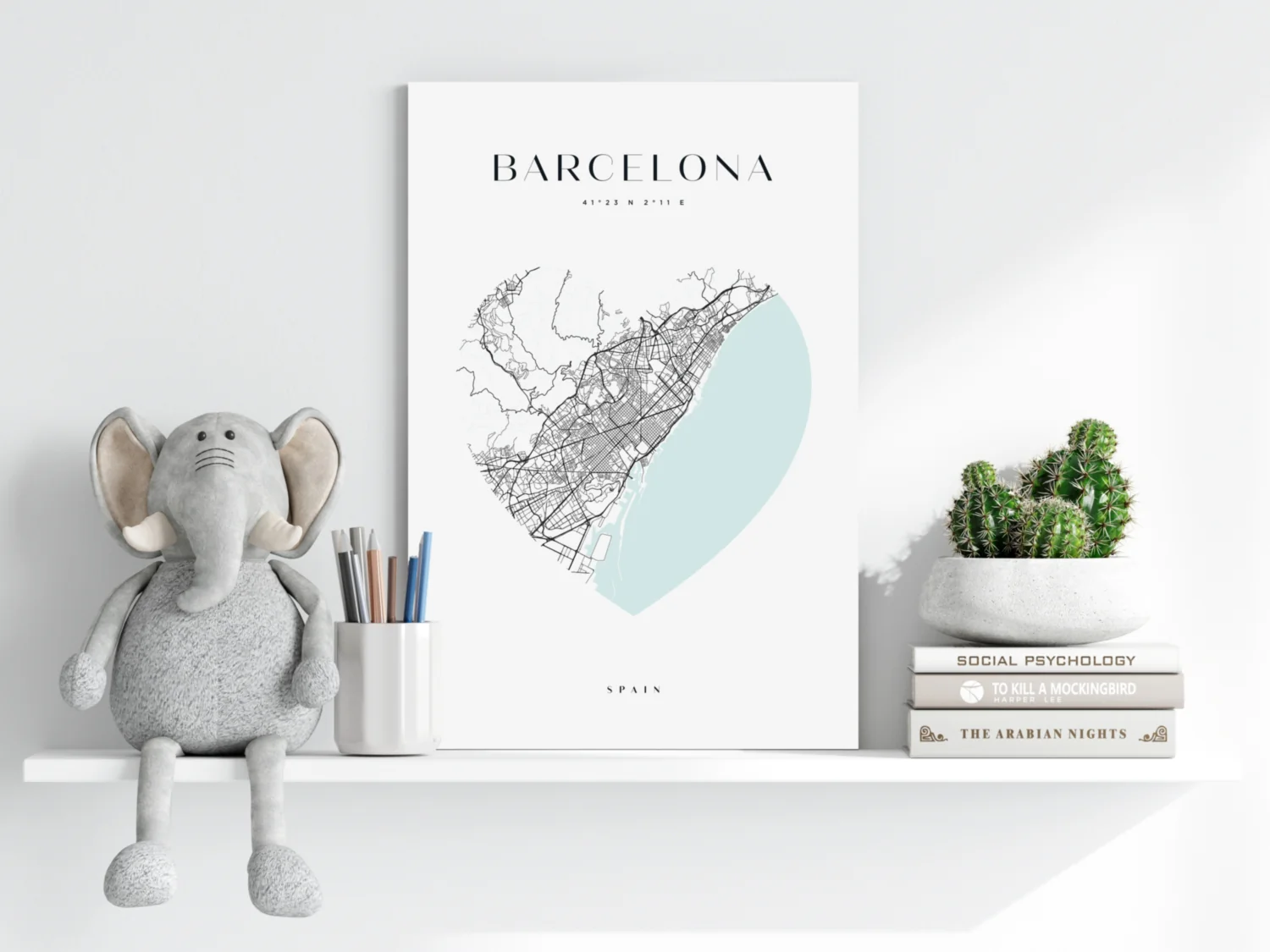 Barcelona V1 Aluminum Print - Image 6