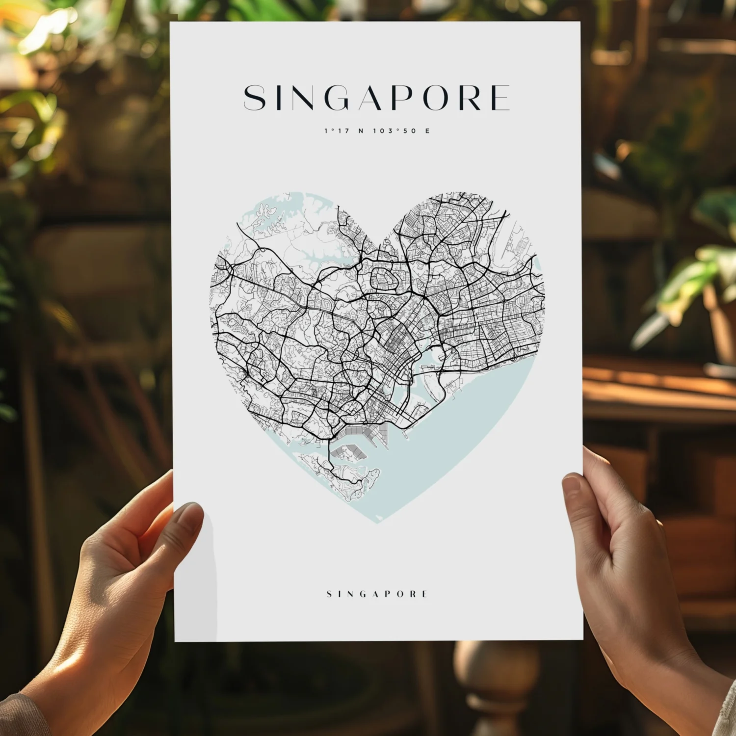Singapore V1 Aluminum Print - Image 5