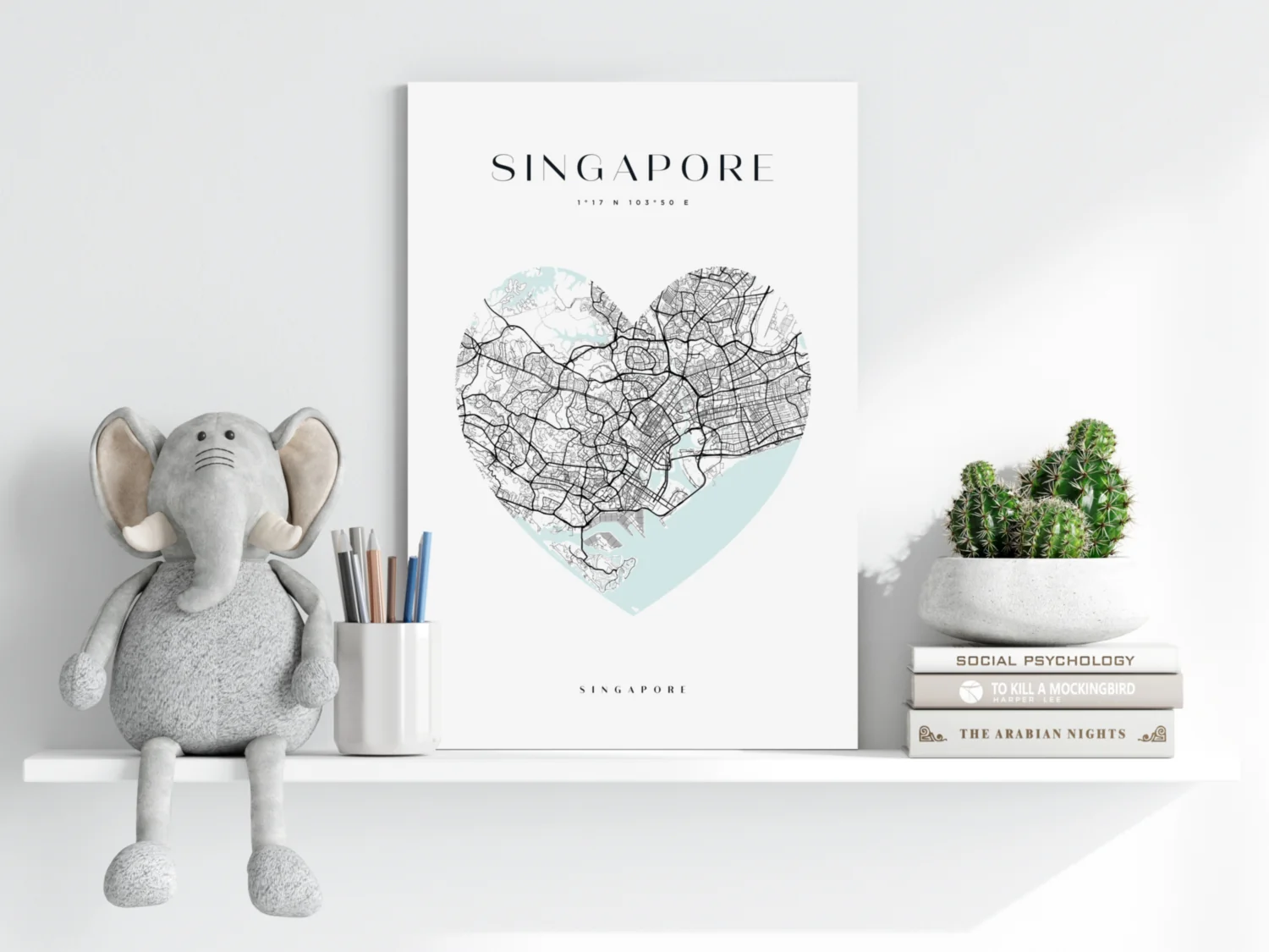 Singapore V1 Aluminum Print - Image 6