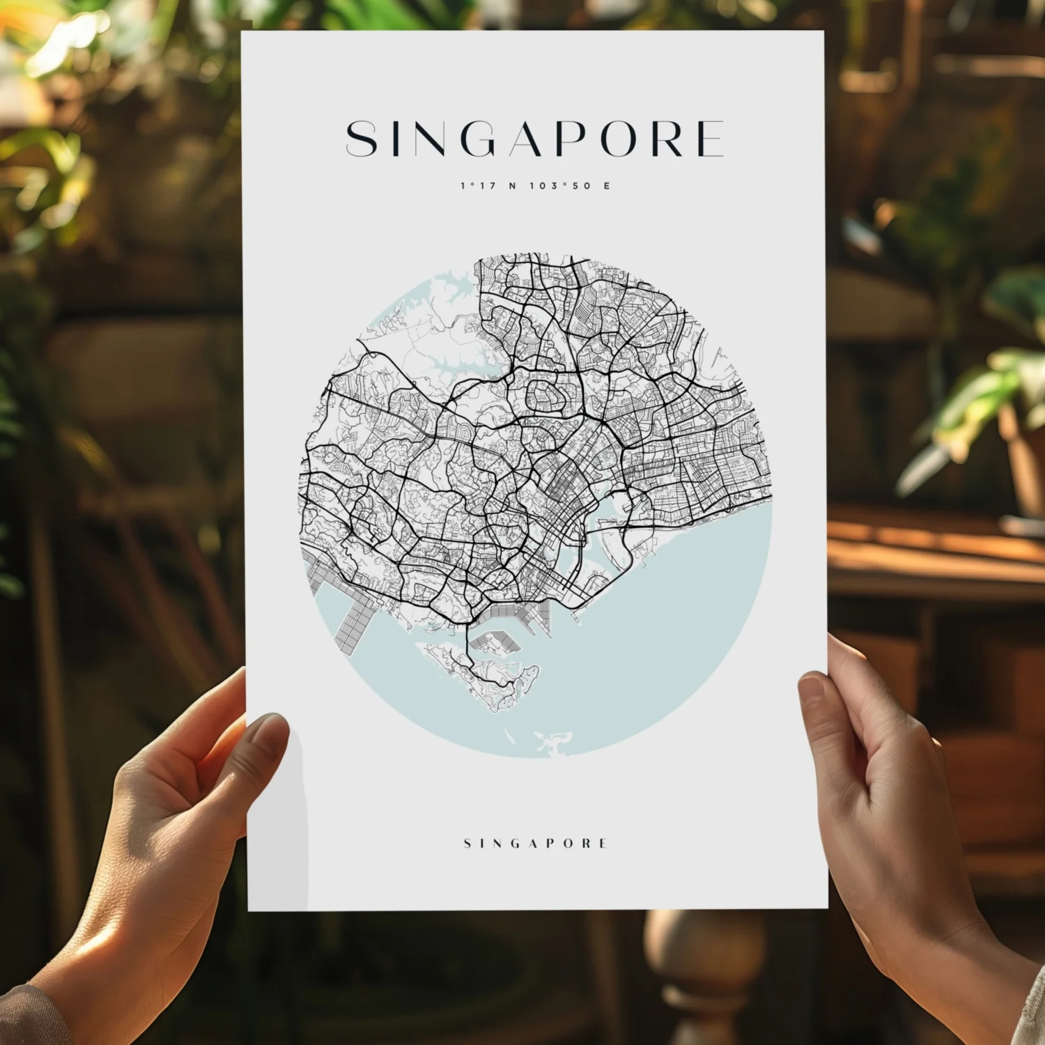 Singapore V2 Aluminum Print - Image 5