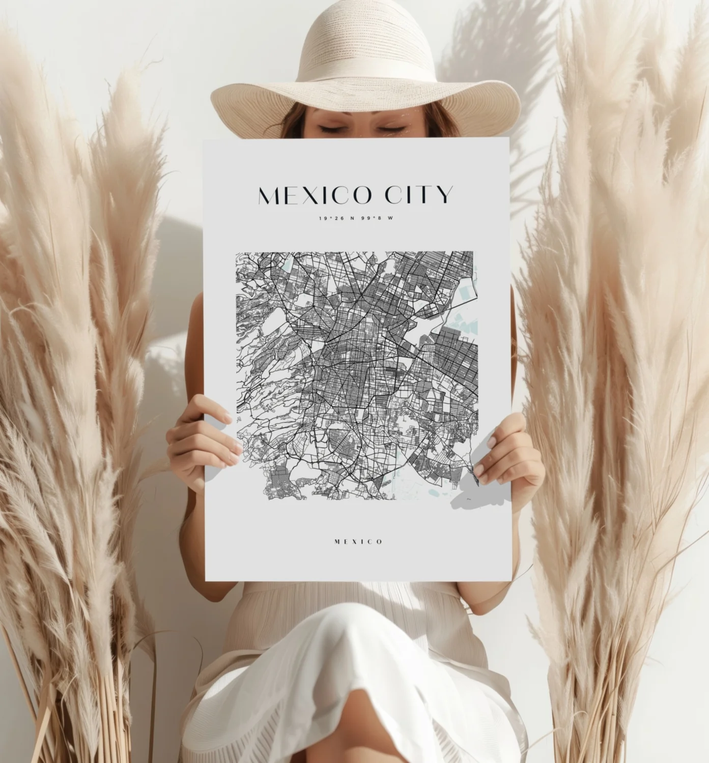 Mexico City V3 Aluminum Print - Image 4