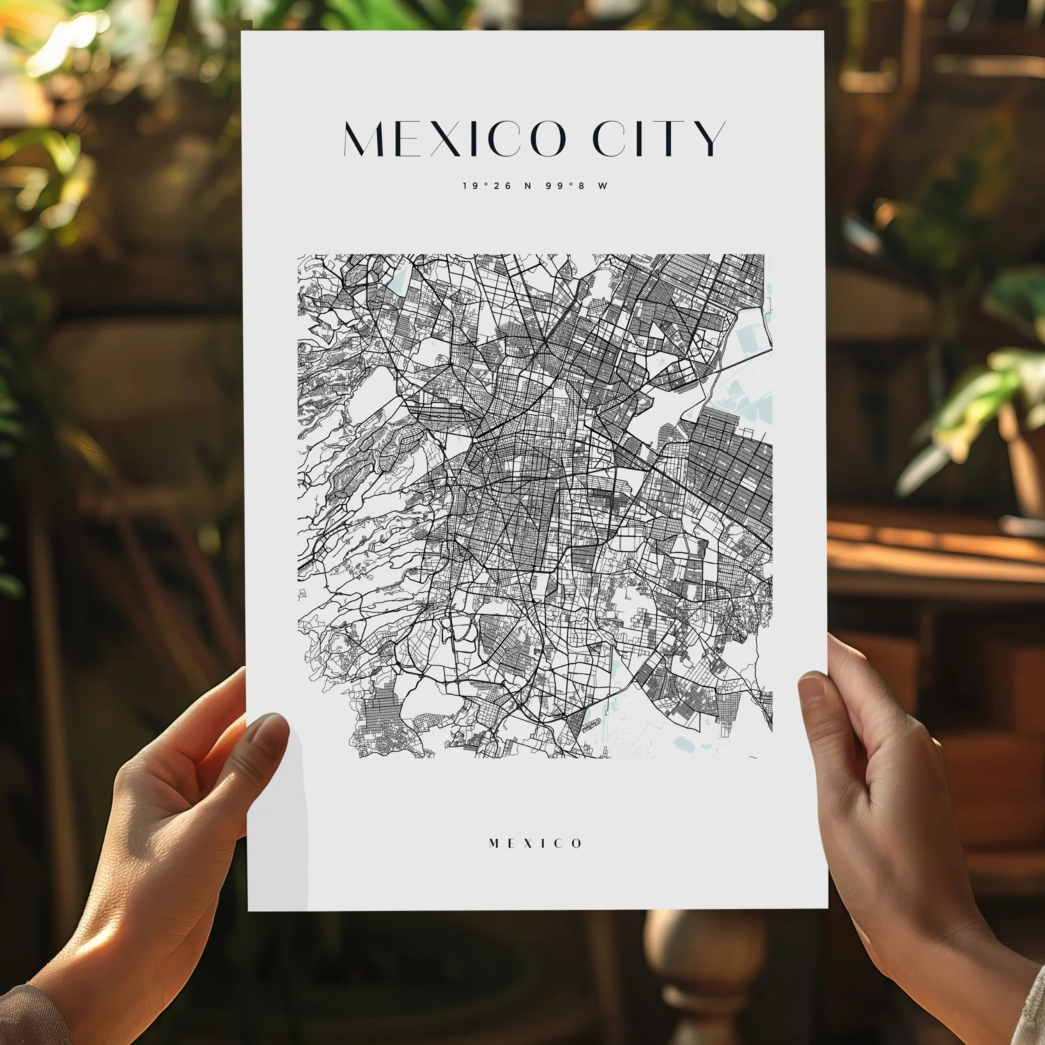 Mexico City V3 Aluminum Print - Image 5