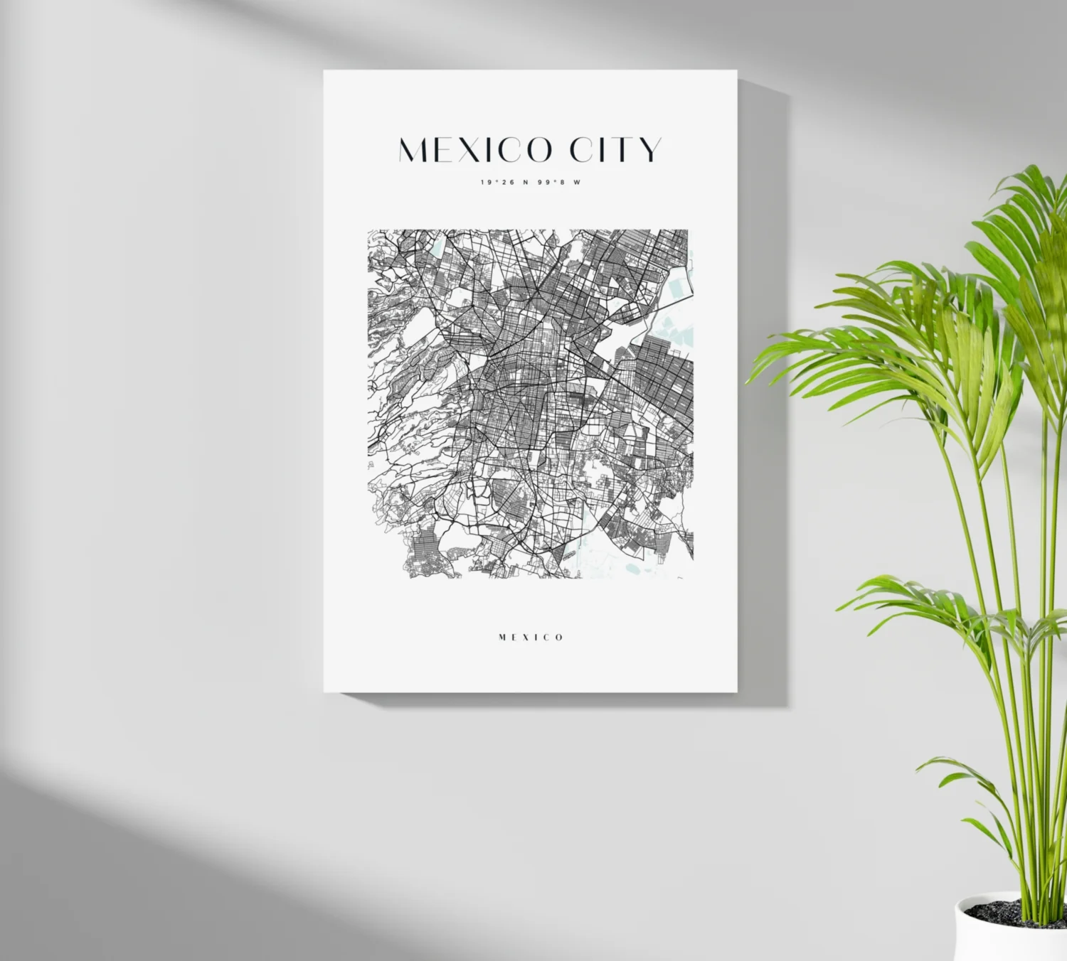 Mexico City V3 Aluminum Print - Image 7