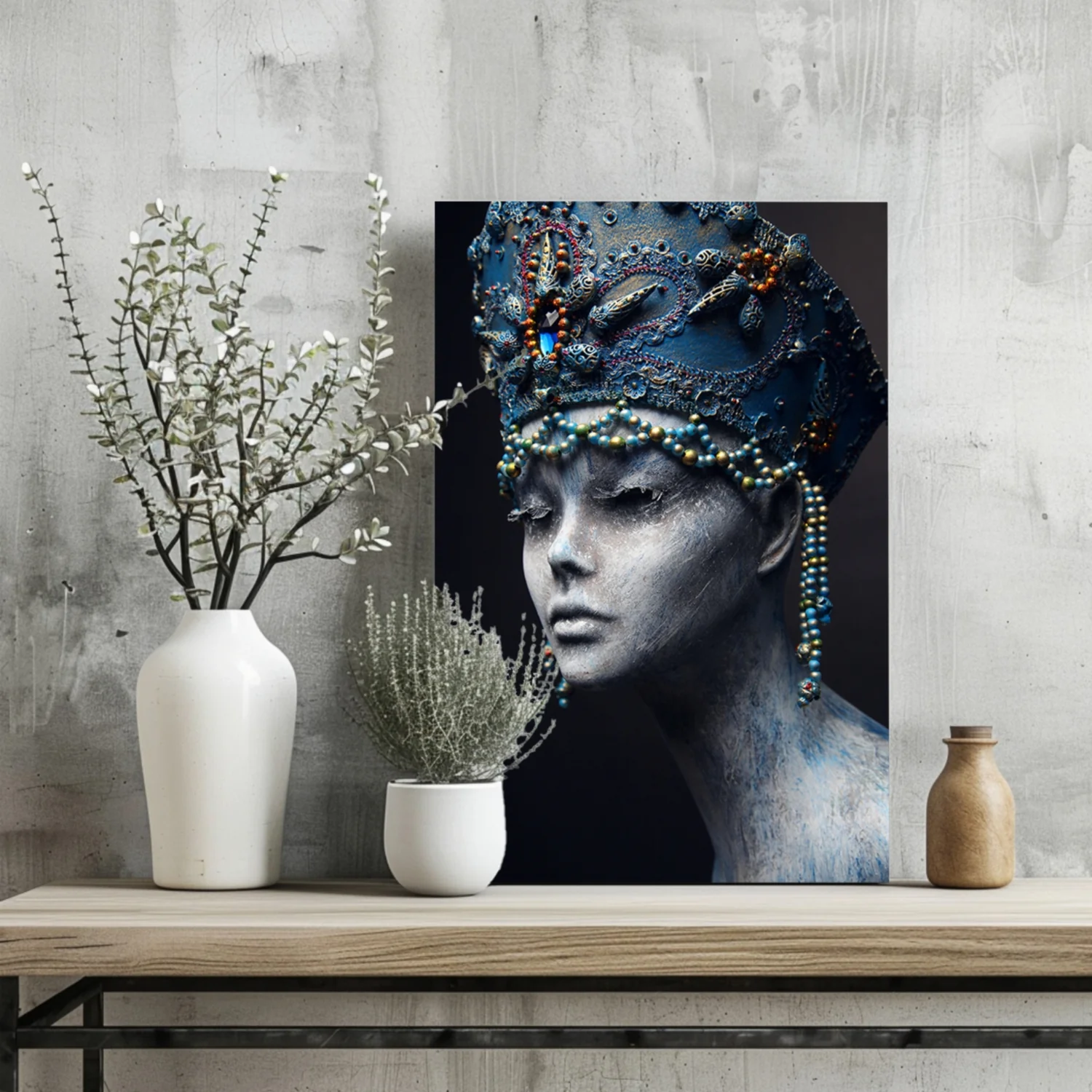 Egyptian Woman Aluminum Print - Image 2