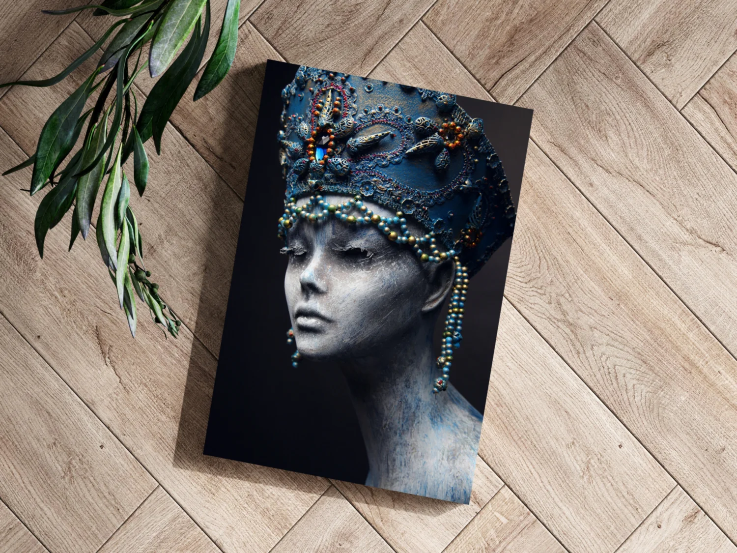 Egyptian Woman Aluminum Print - Image 3