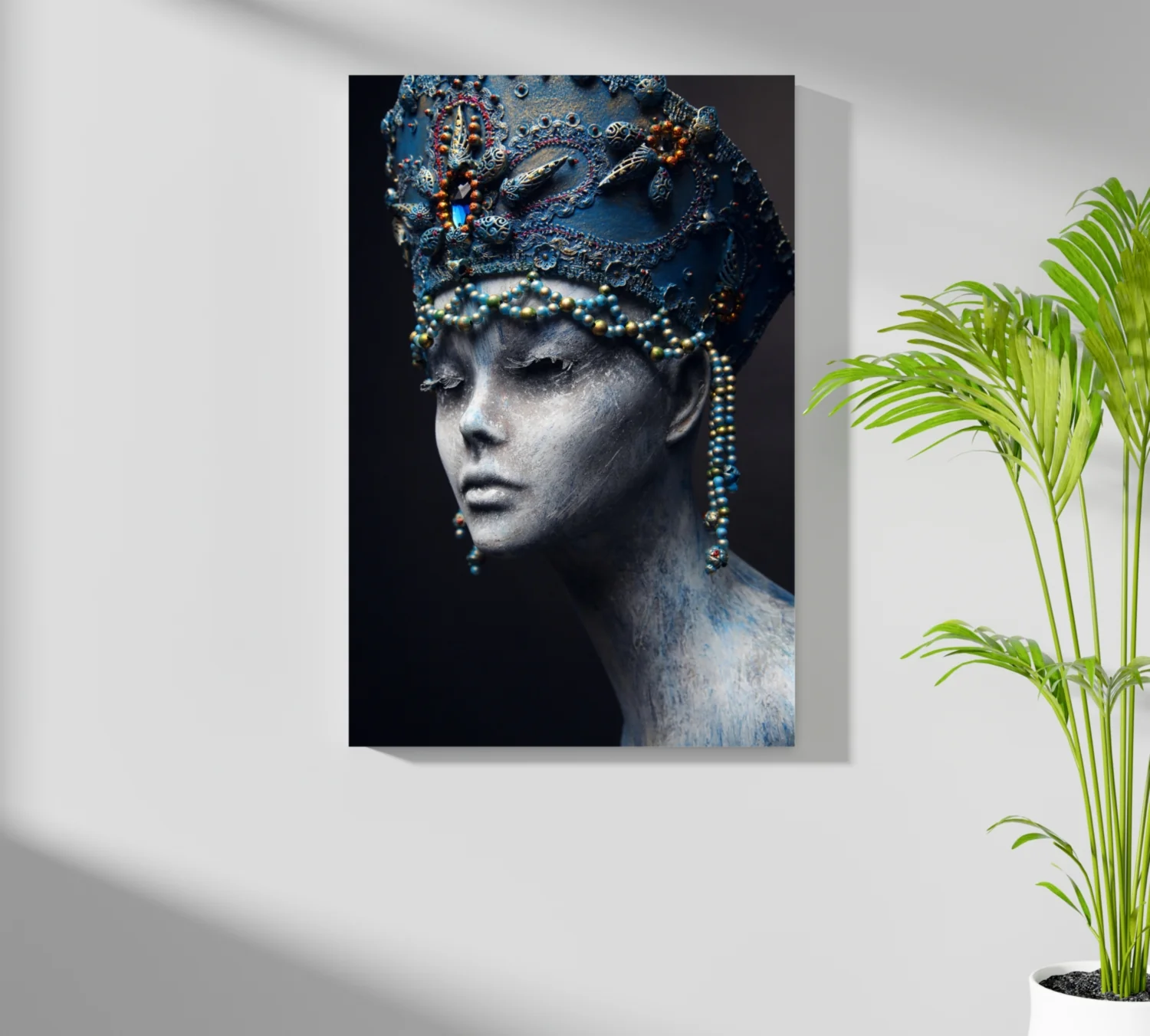 Egyptian Woman Aluminum Print - Image 7
