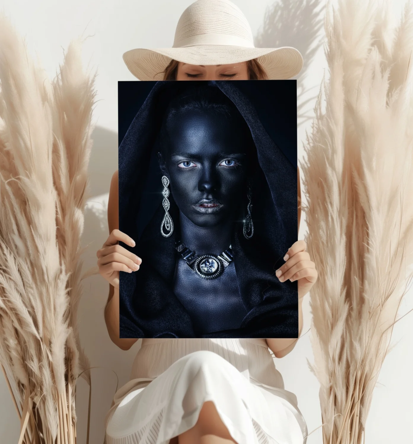 Woman Aluminum Print - Image 4