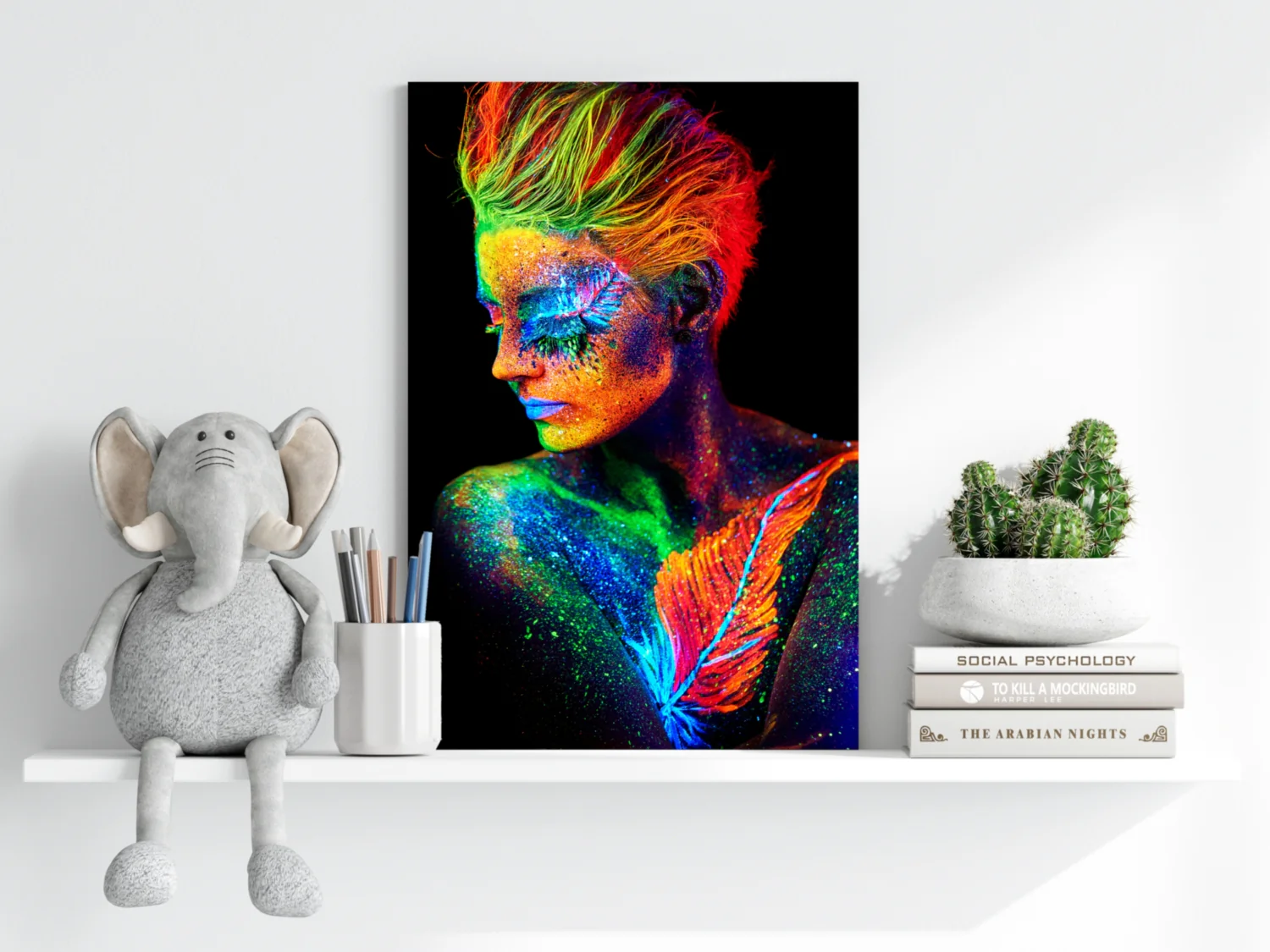 Woman Aluminum Print - Image 6