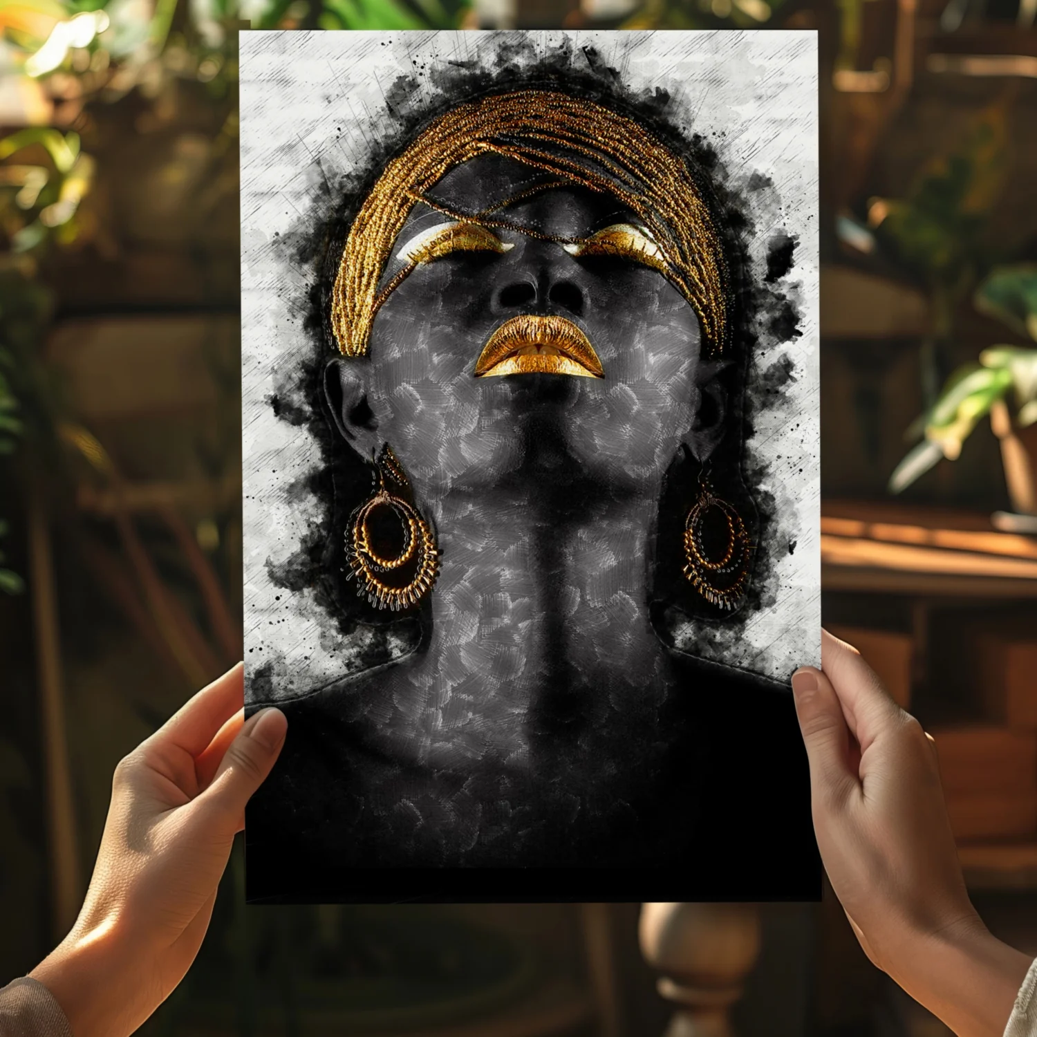 Woman Aluminum Print - Image 5