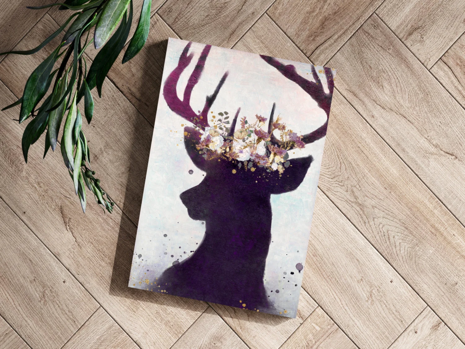 Deer Aluminum Print - Image 3