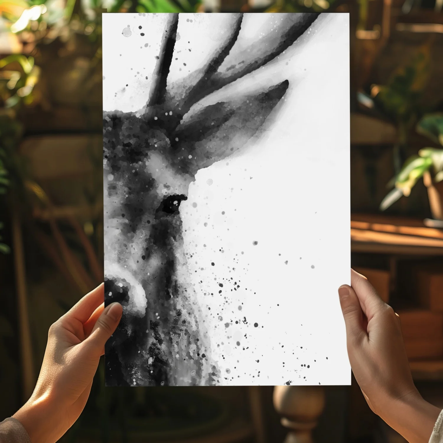 Deer Aluminum Print - Image 5